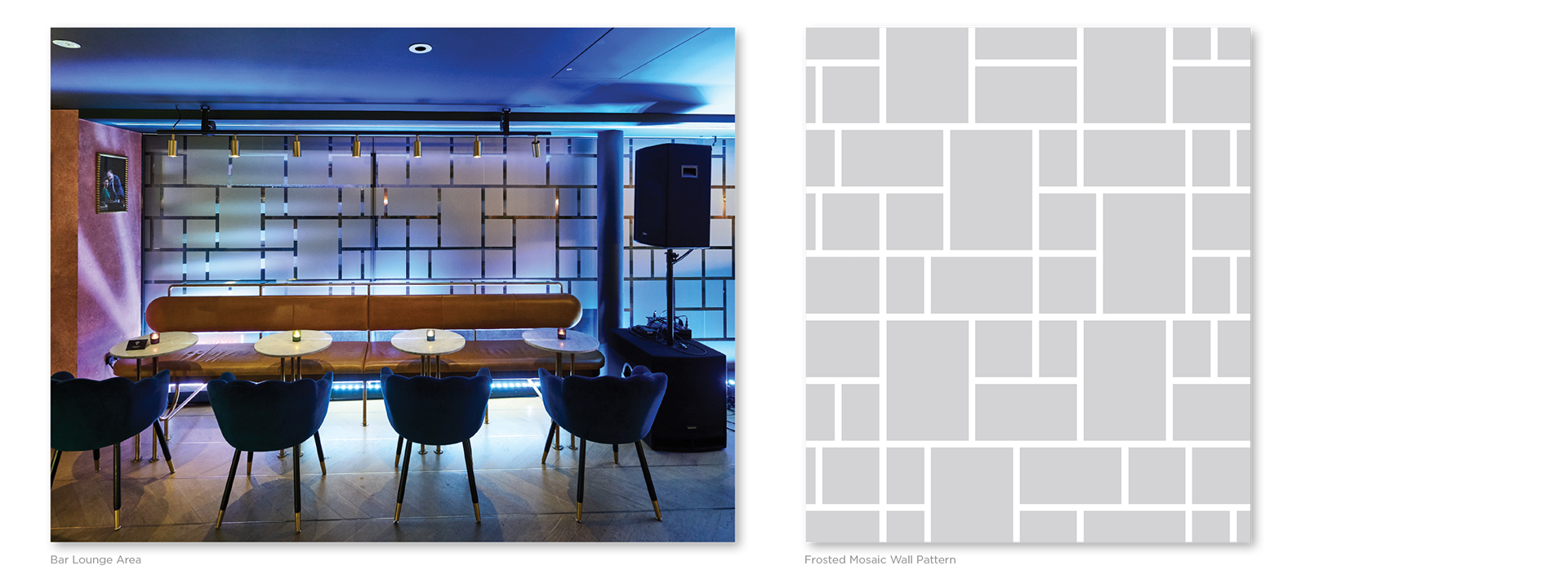 HBO Max London Showcase Bar Lounge Area