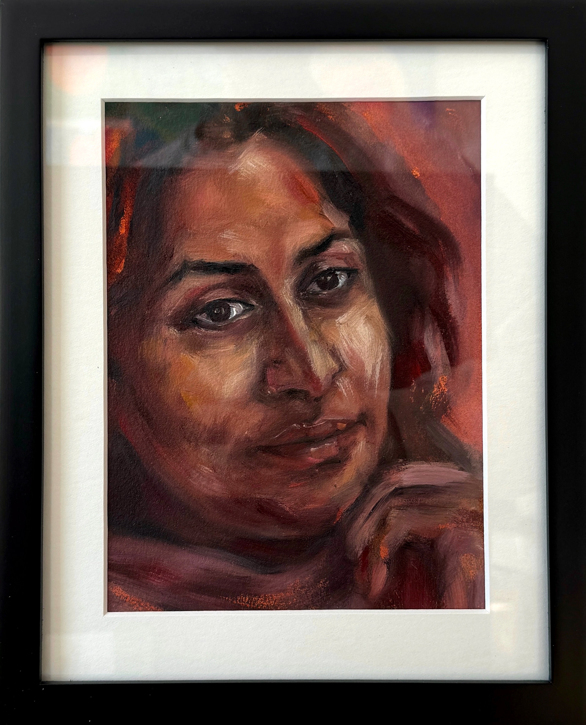 Time Lapse, 6"x8", oil on oil paper