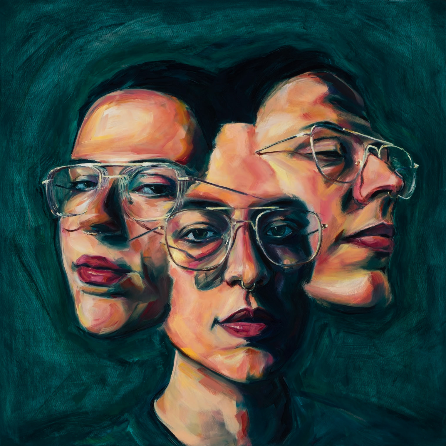 Dying in the Wool, 20"x20", oil on canvas