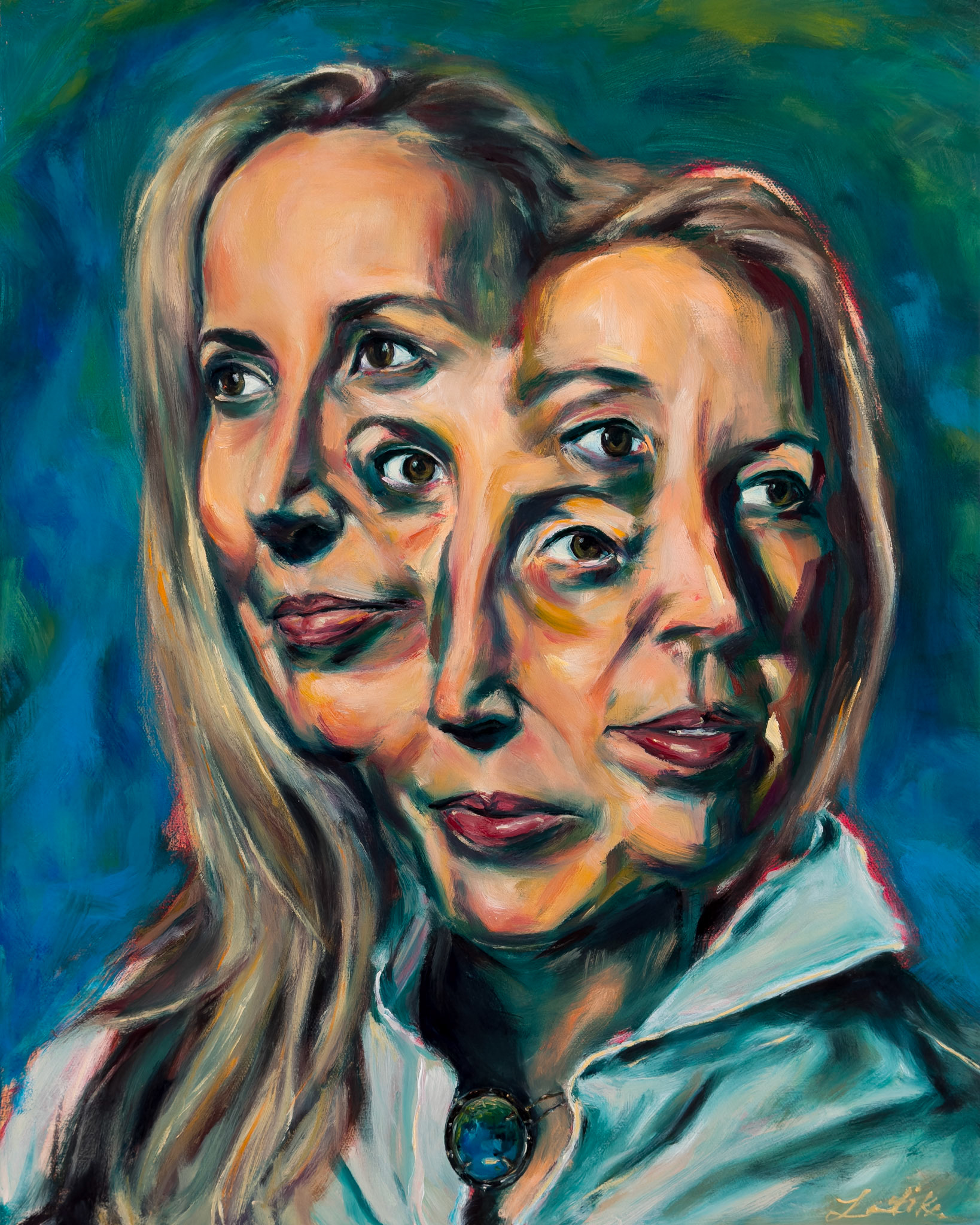 Commission for TC Stevens, 16"x20", oil and acrylic on canvas