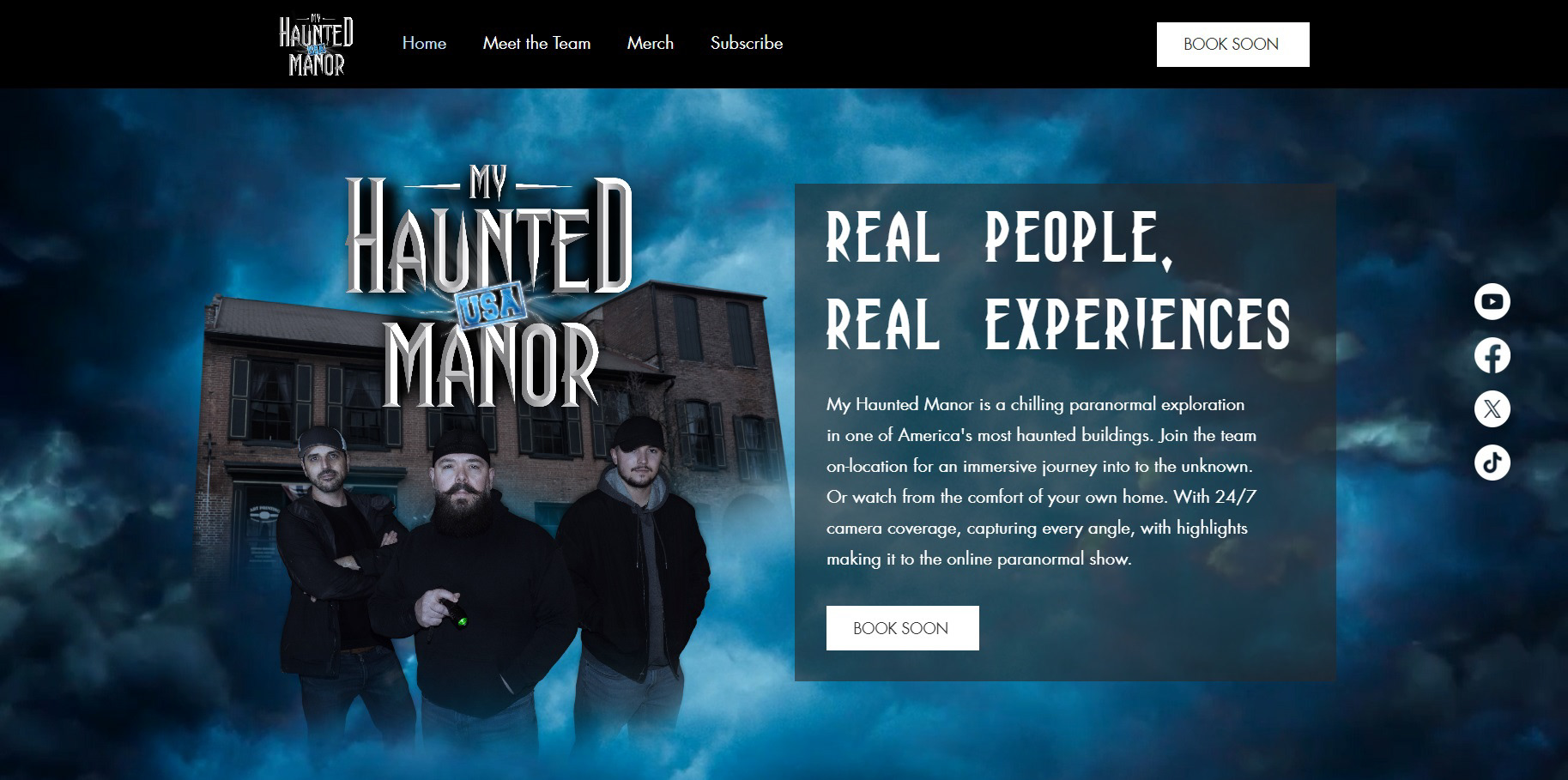 My Haunted Manor - Homepage
