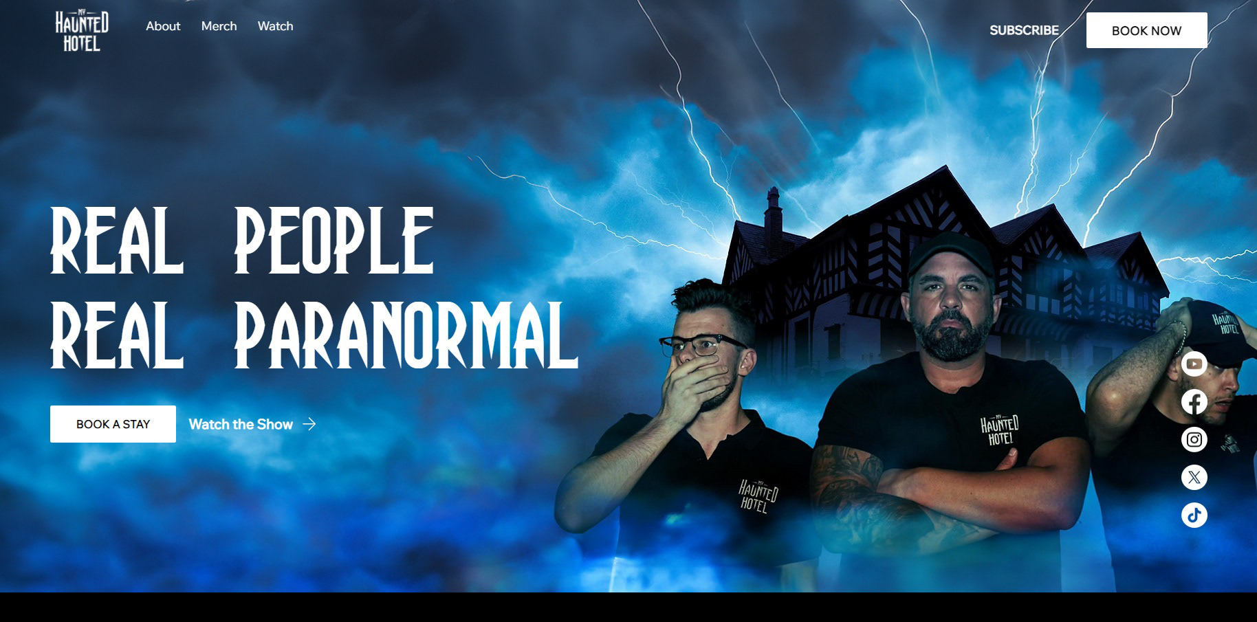 My Haunted Hotel - Homepage