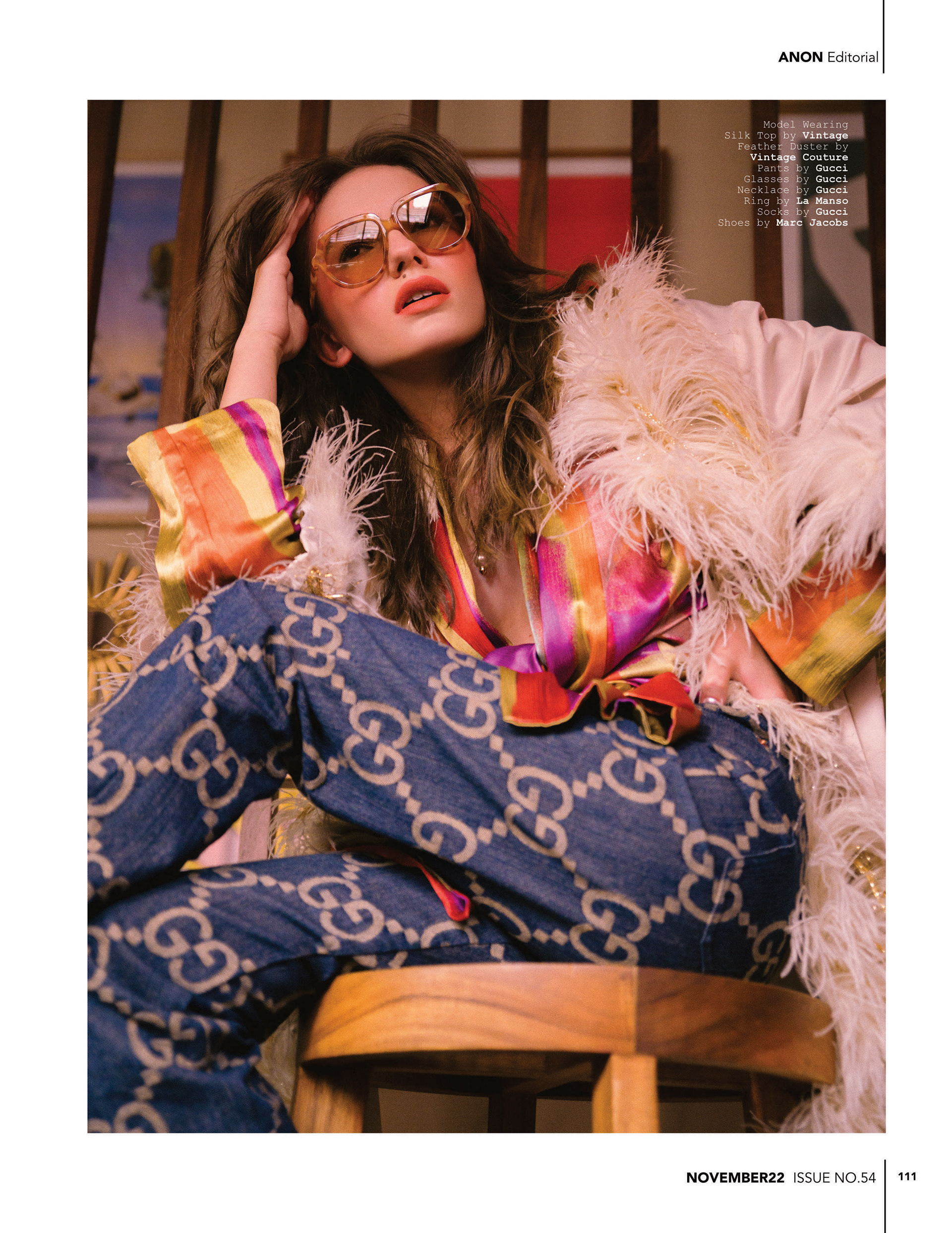 Young model zelda posing for fashion photographer All NYC Studios.