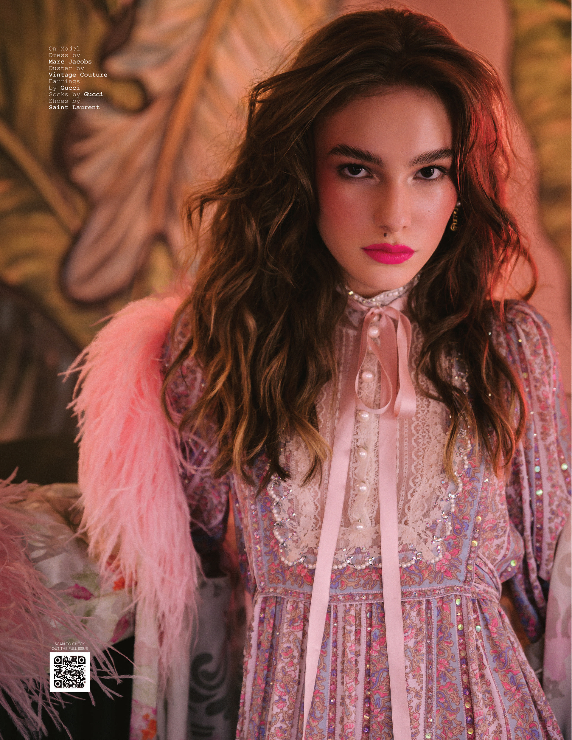 Young model zelda posing for fashion photographer All NYC Studios.