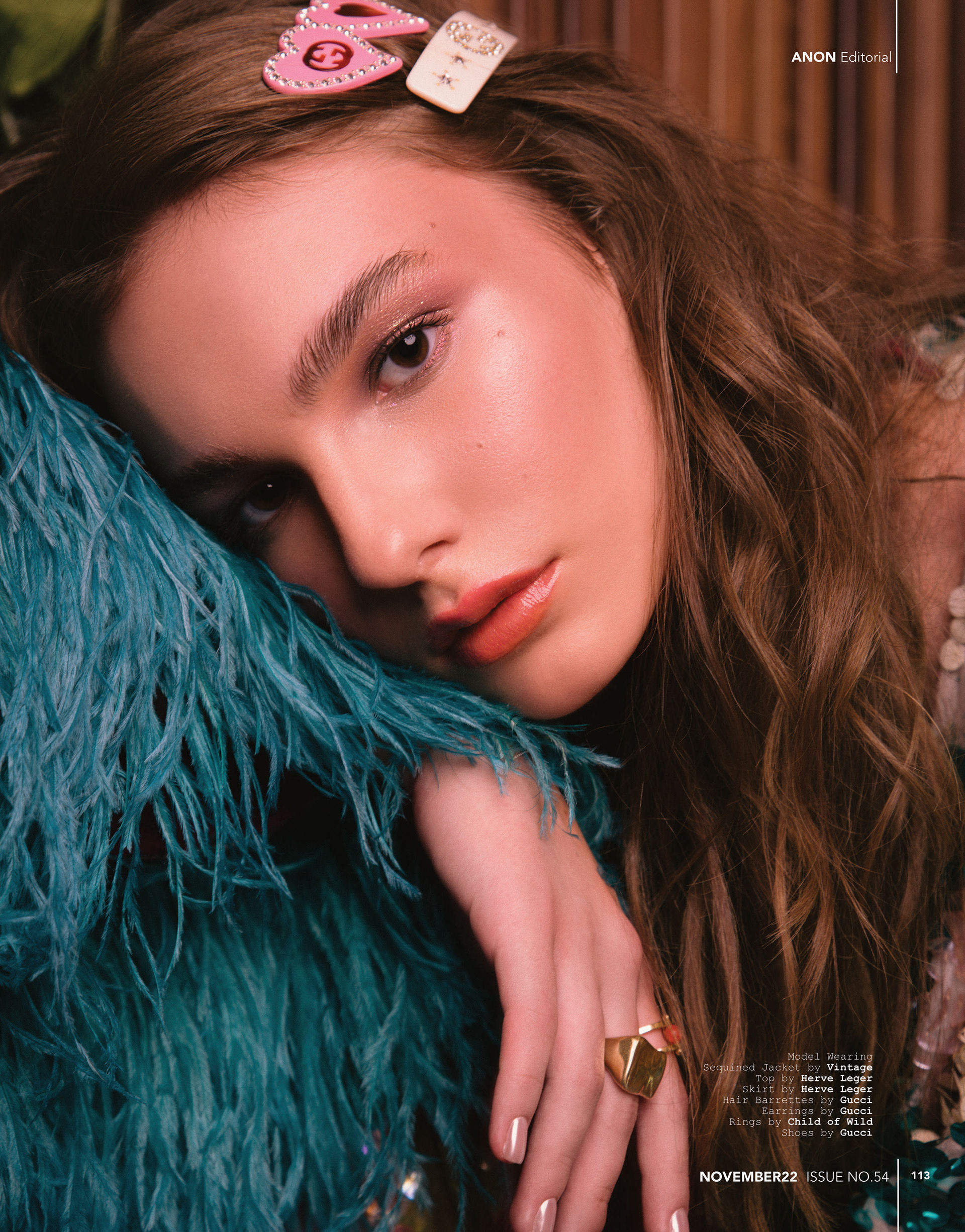 Young model zelda posing for fashion photographer All NYC Studios.