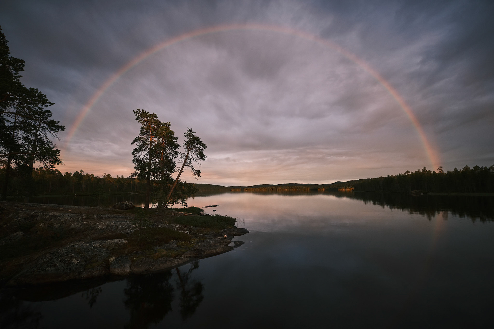 Lake Inari Rainbow