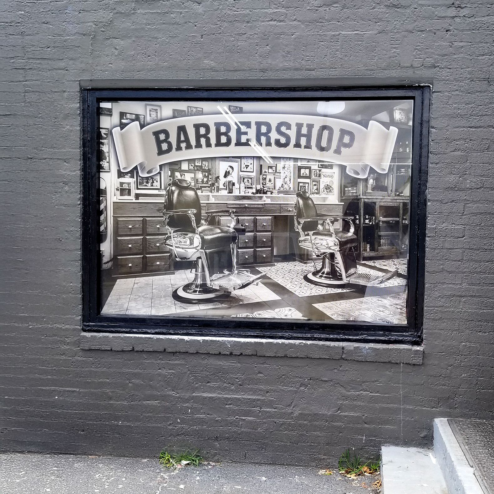 Perforated Graphics to See Out and not In