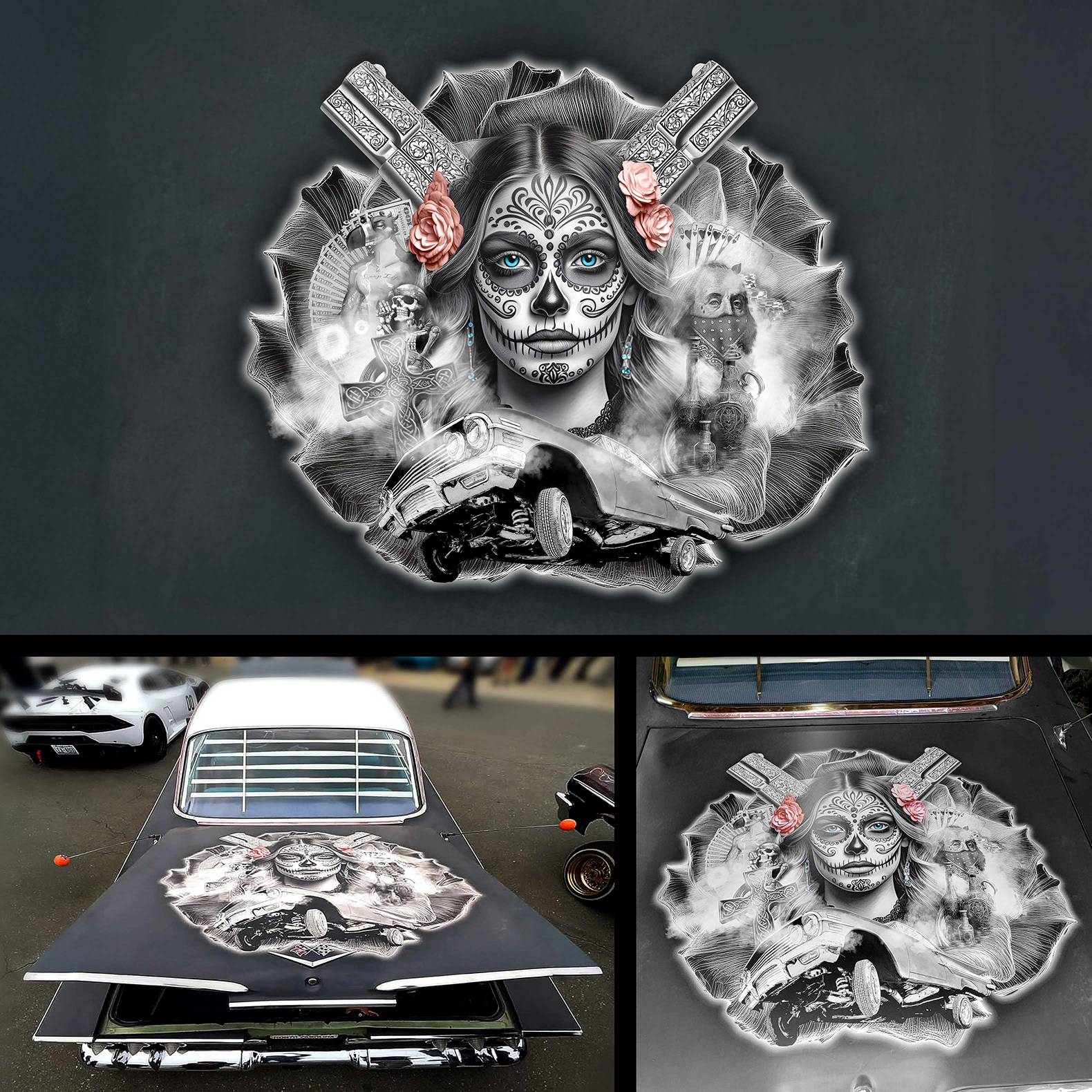 1960 Impala Trunk Wrap to Match Primer Paint