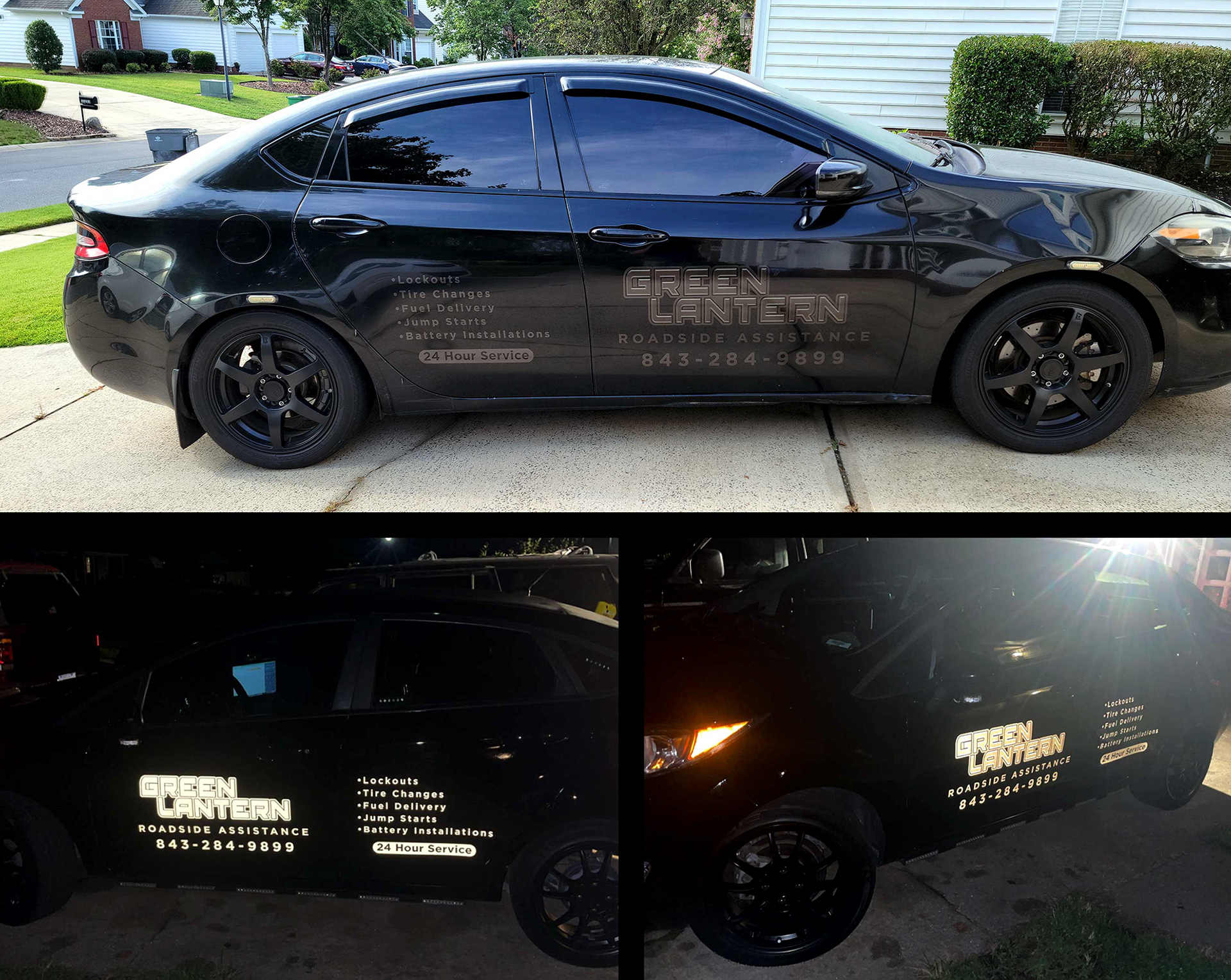 Ghosted Reflective for Night Work