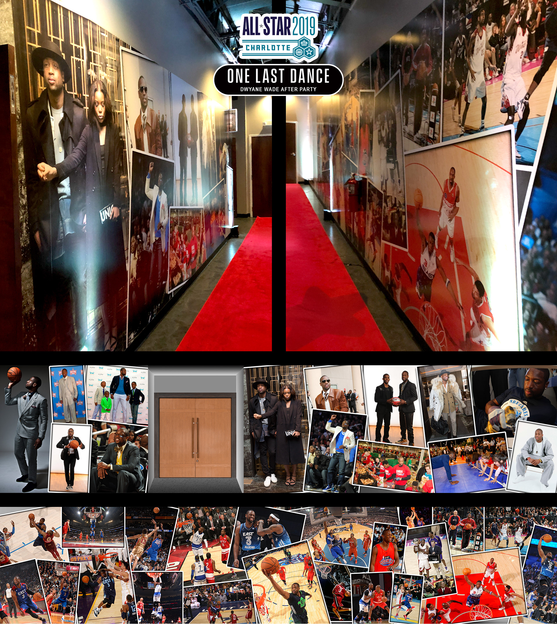 Dwyane Wade AllStar After Party Design