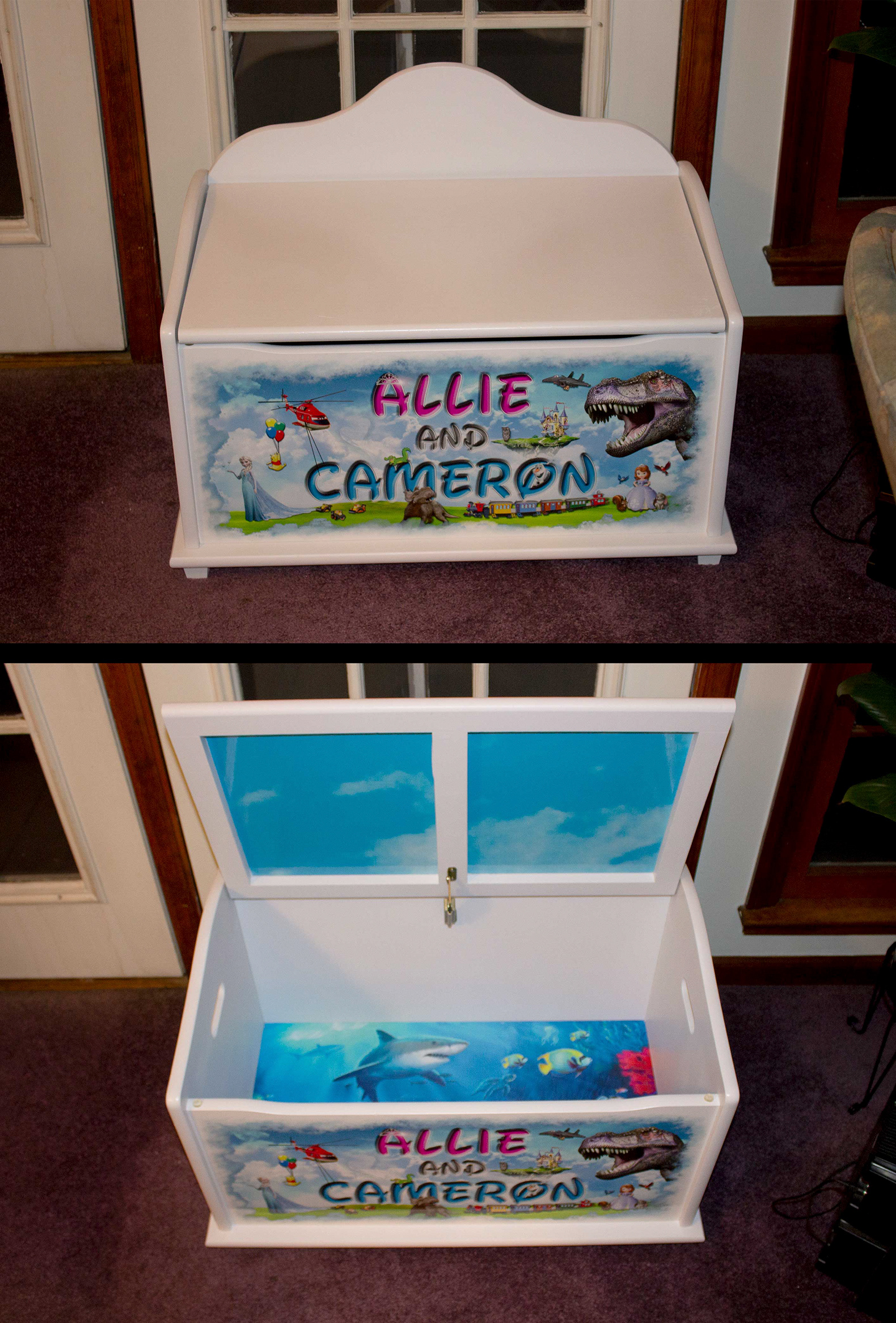 Personalized Toy Box