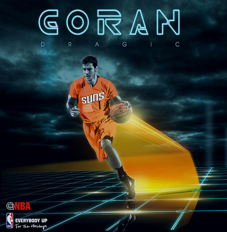 Social media content created for The NBA