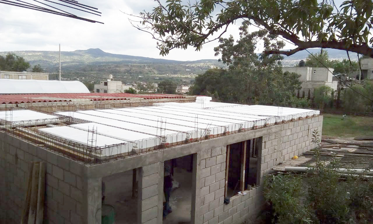 Construcción de losa de viguetay bovedilla