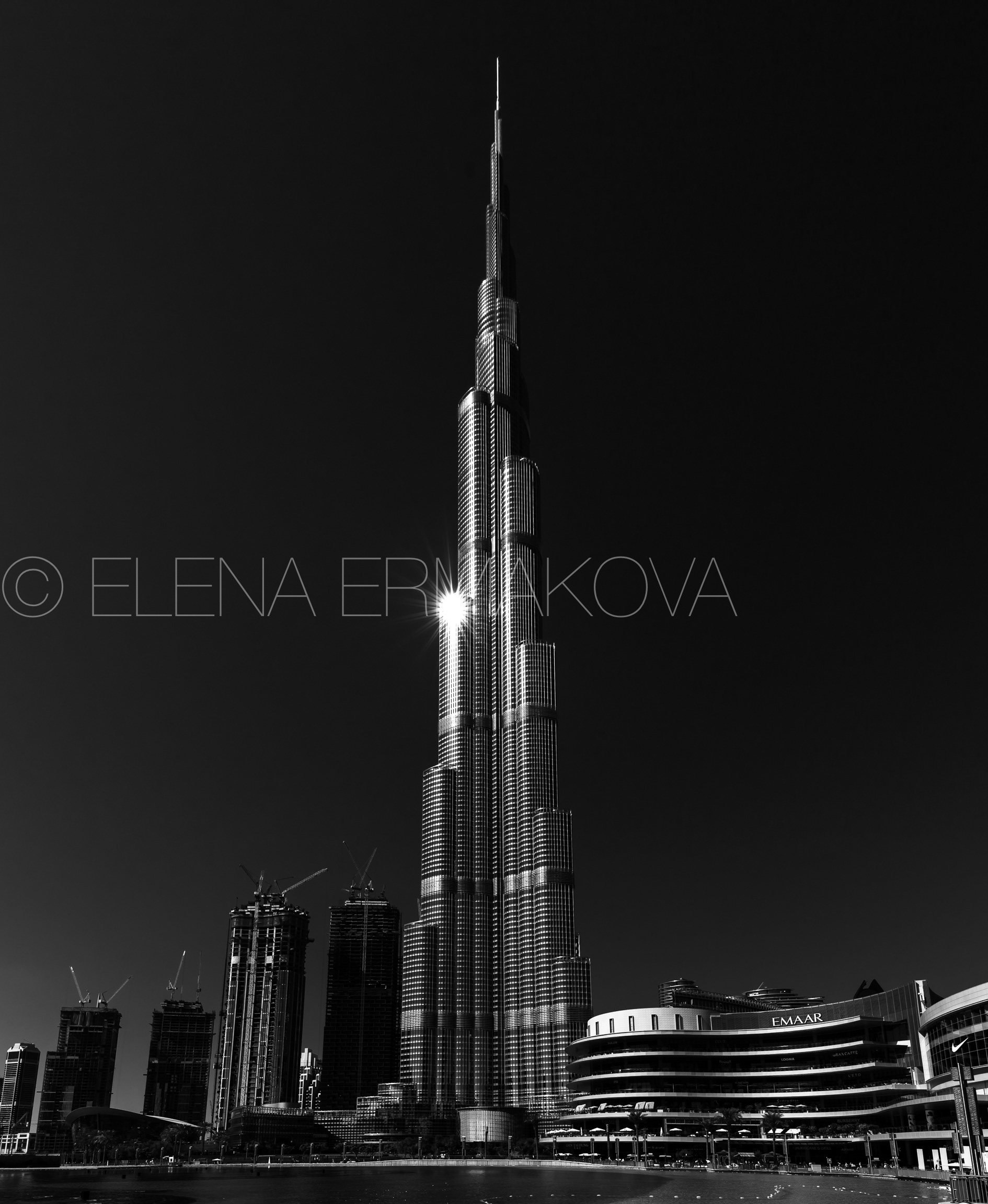 Burj Khalifa the tallest skyscraper in the world, Dubai, UAE