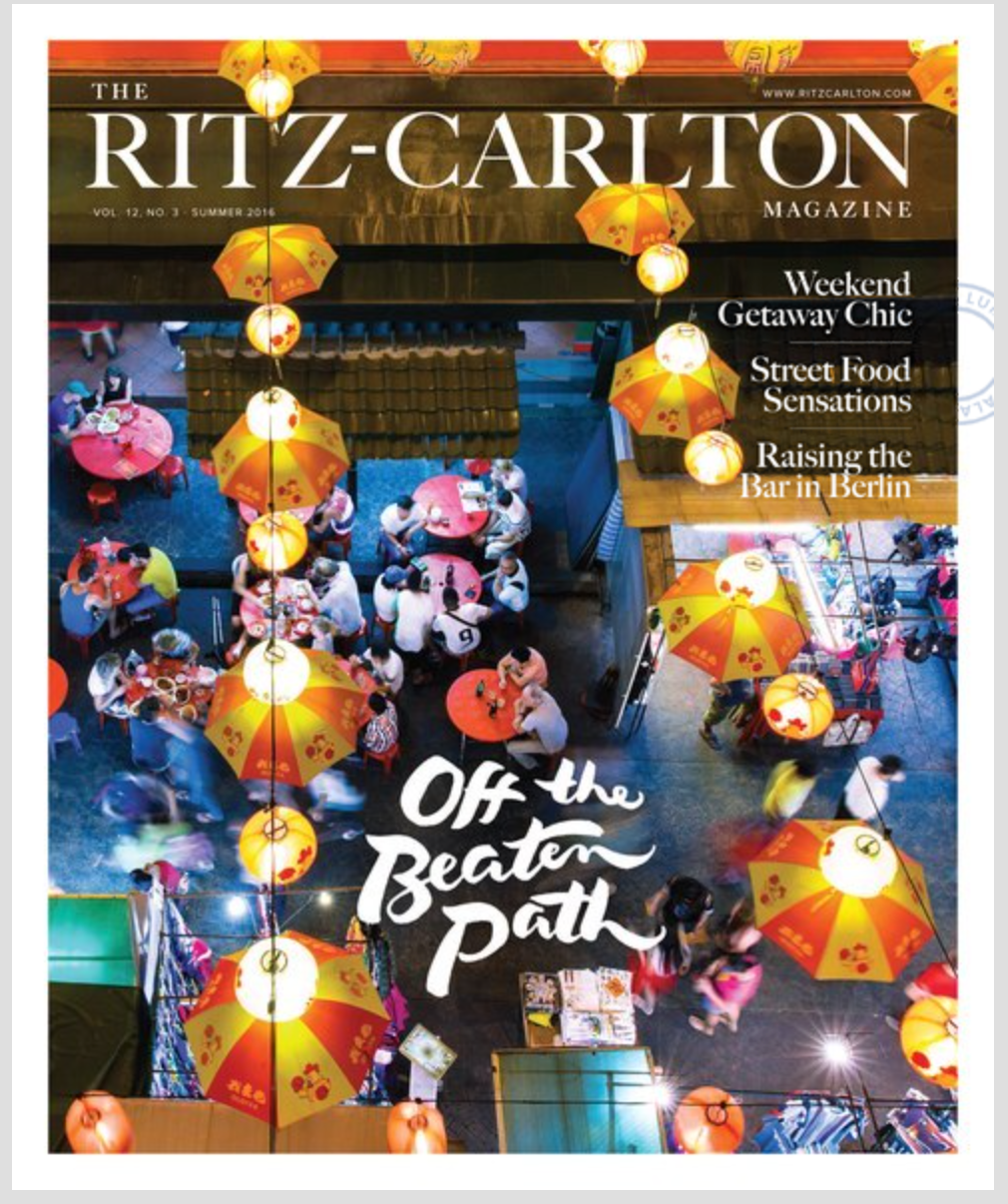 Cover: The Ritz-Carlton Magazine (cover)