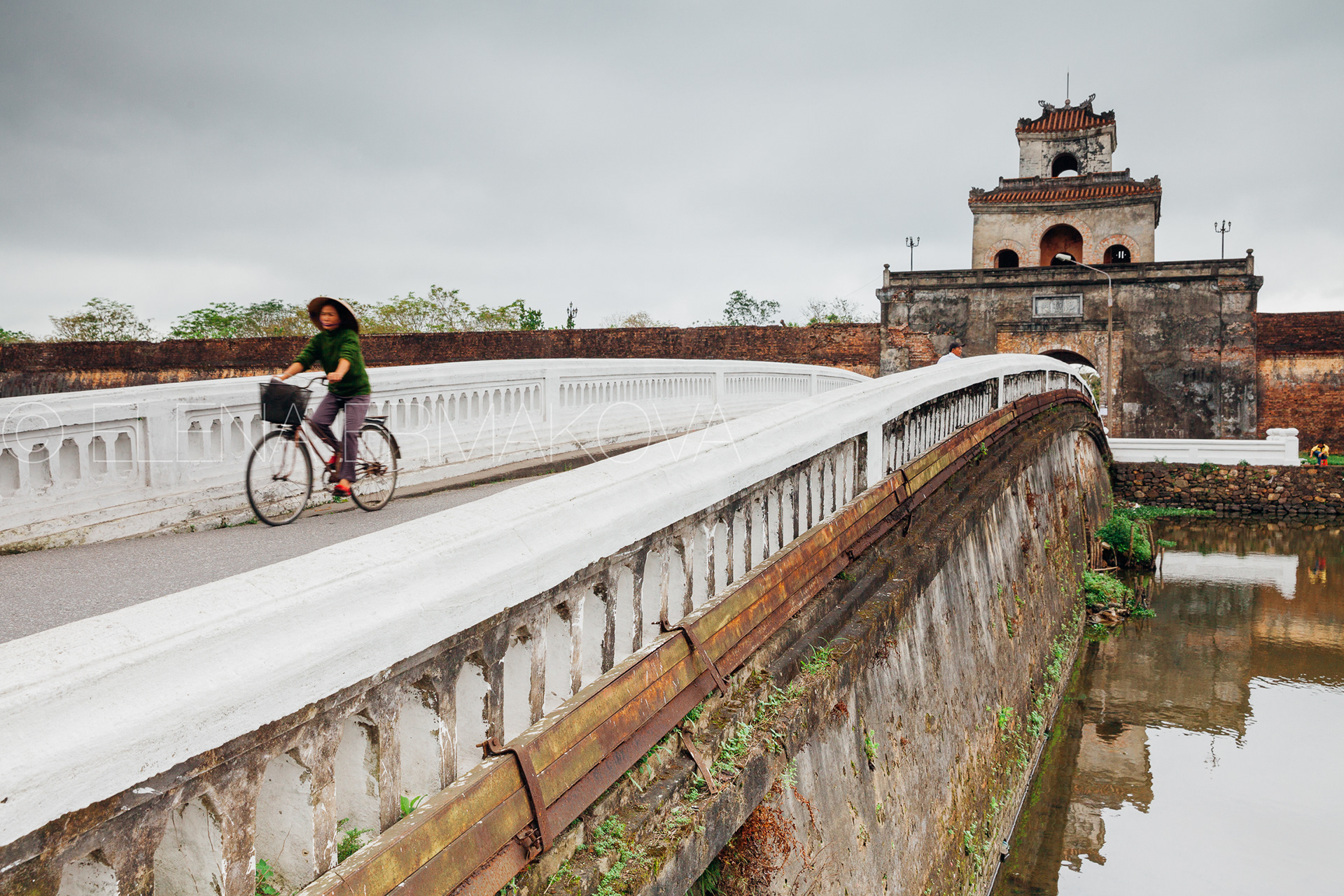 Gates of the ancient Imperial Citadel, Hue, Vietnam