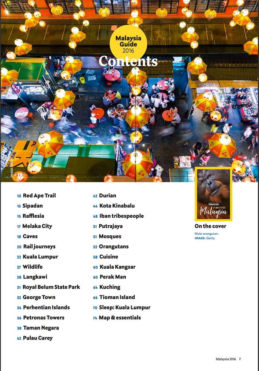 National Geographic Traveller UK, Malaysia Guide