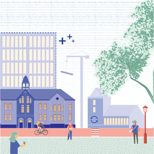 Encourage adaptive reuse of existing buildings