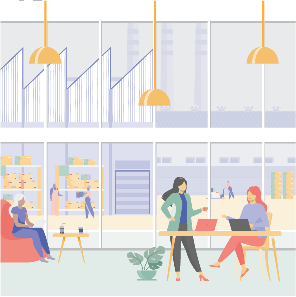 Support local economy with flexible work spaces
