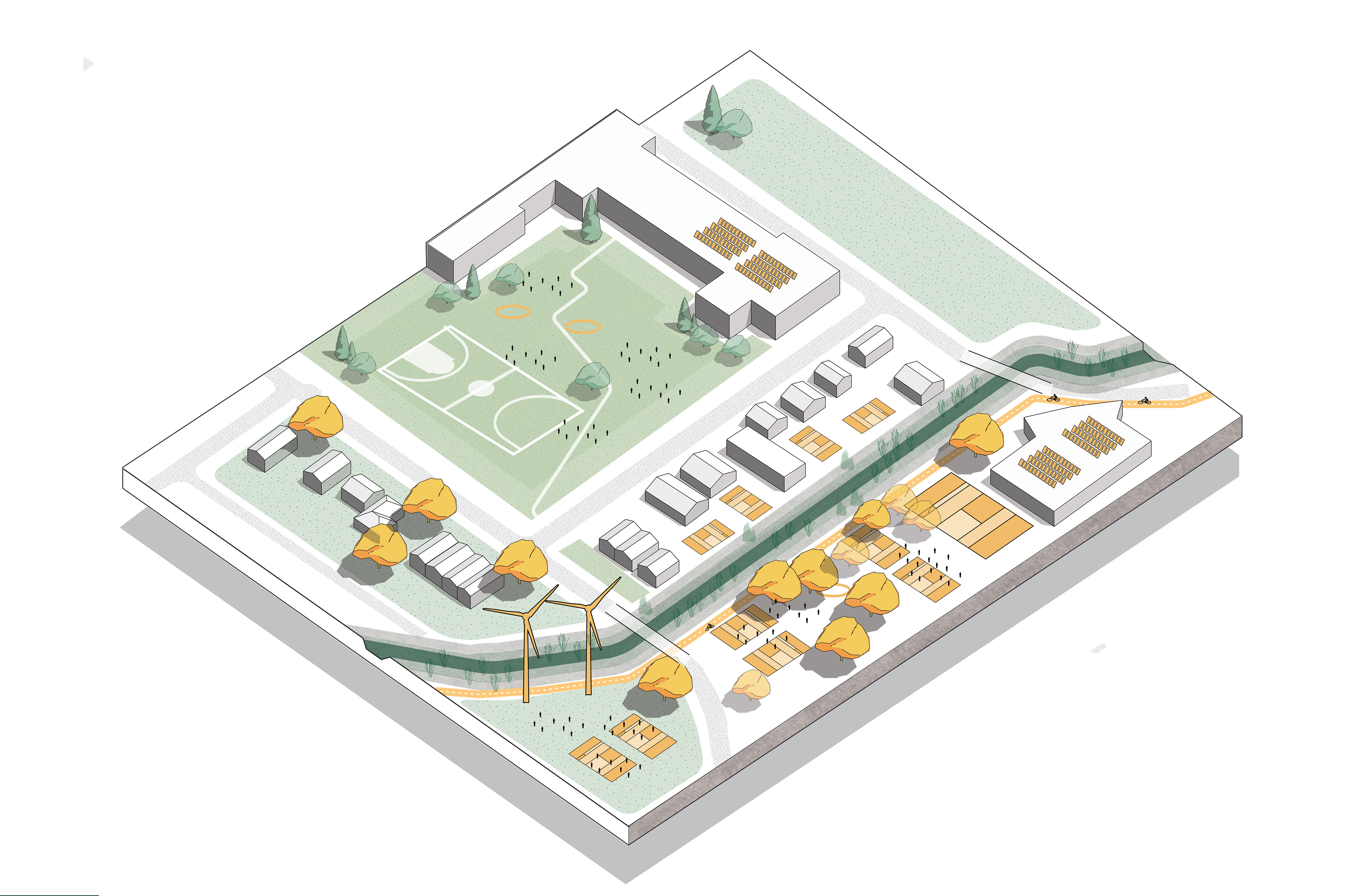 Community food production: food forests