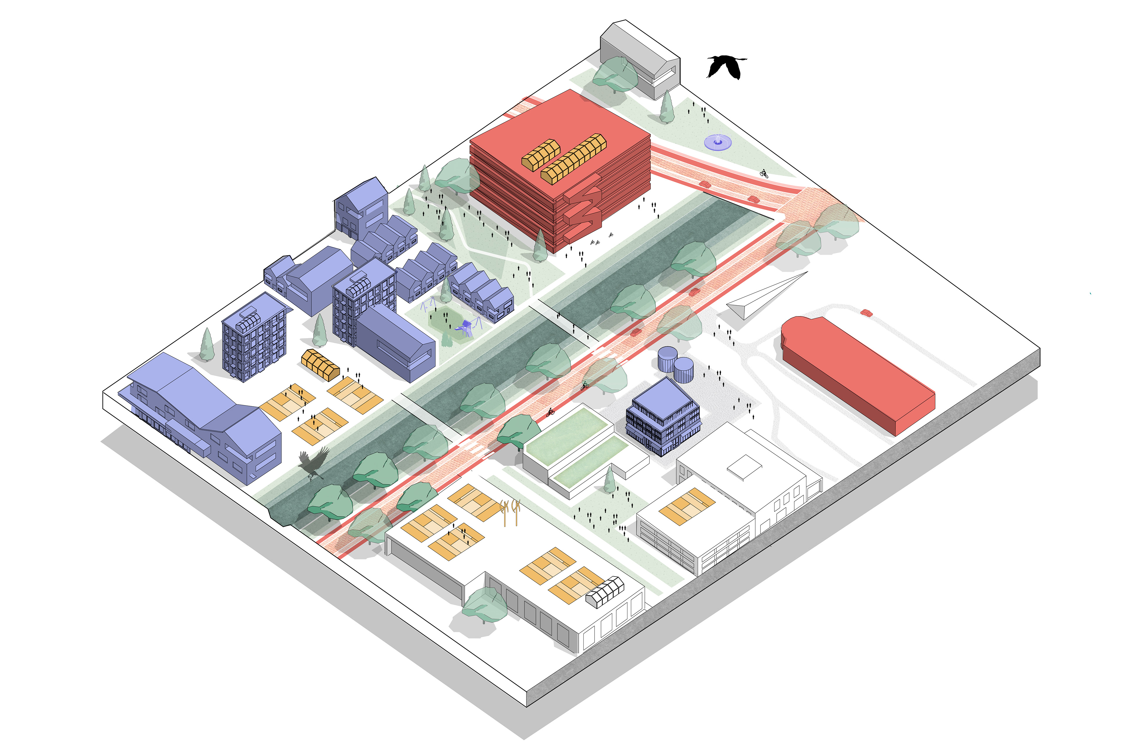 Mix of accessible housing typologies