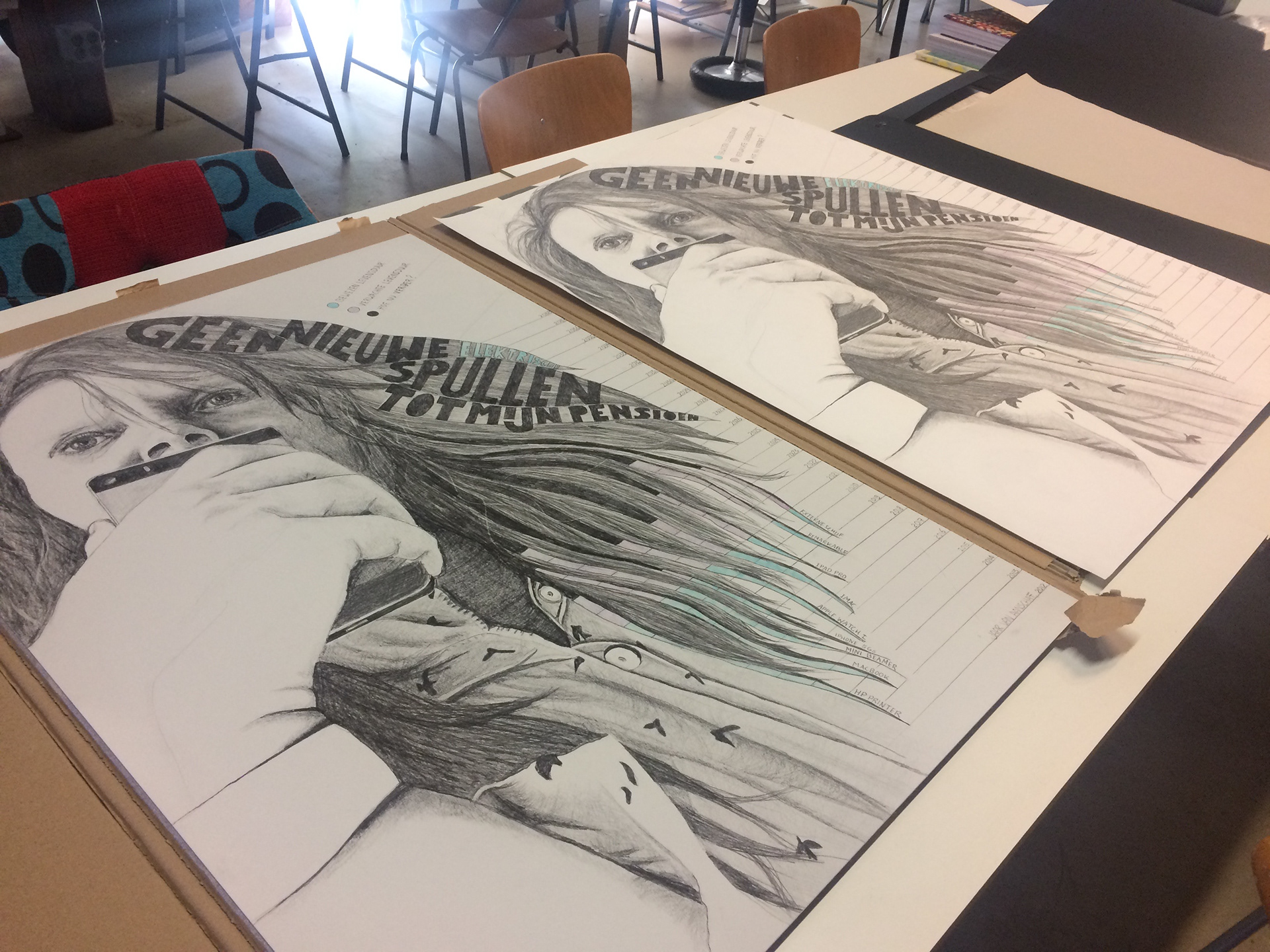 Print van Geen Nieuwe Spullen tot mijn Pensioen