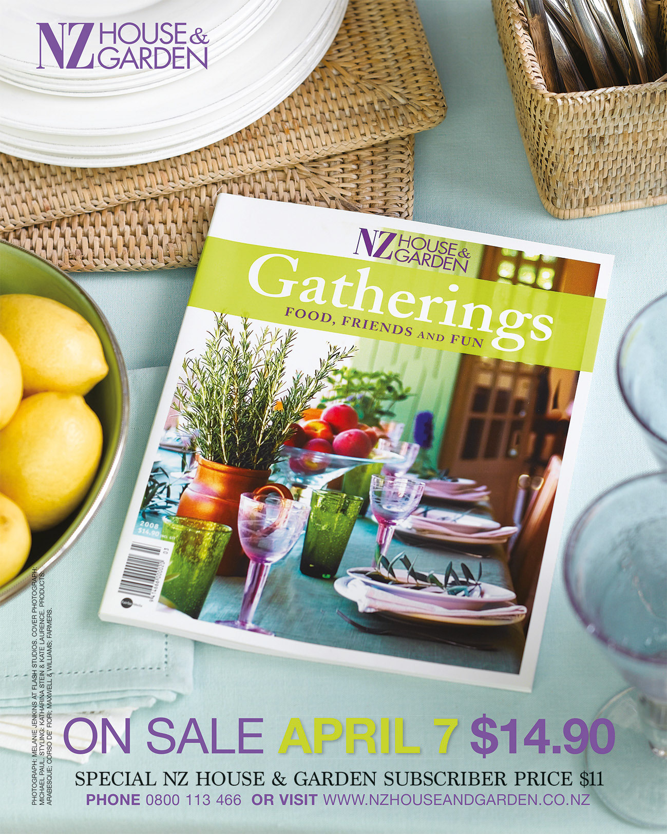 NZ House & Garden, Marketing Promo, Photoshoot & Layout