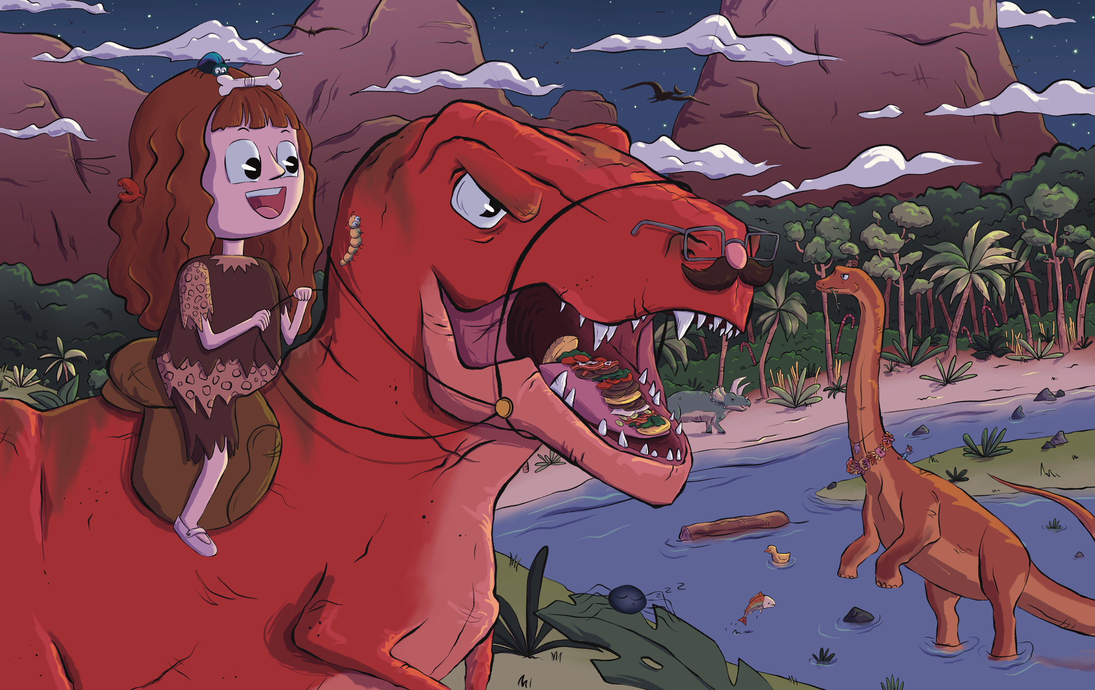 Recess Explorers: Dinosaurs, 16.25" x 10.25"