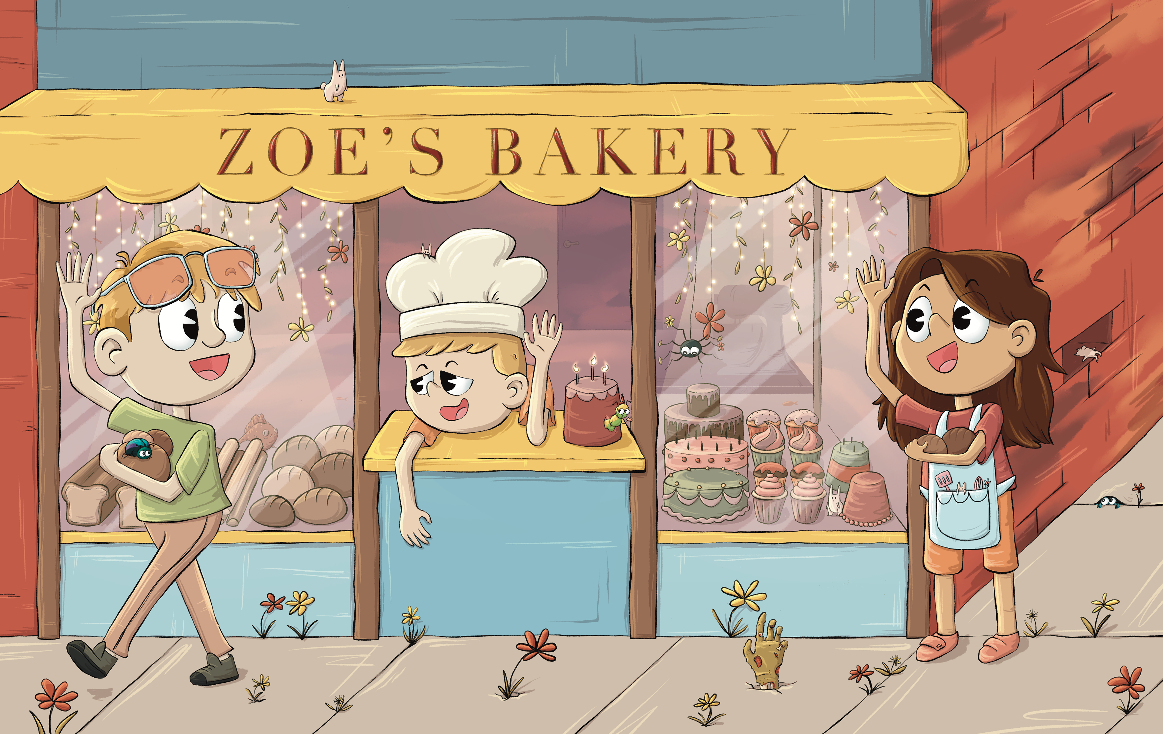 Recess Explorers: Bakery, 16.25" x 10.25"