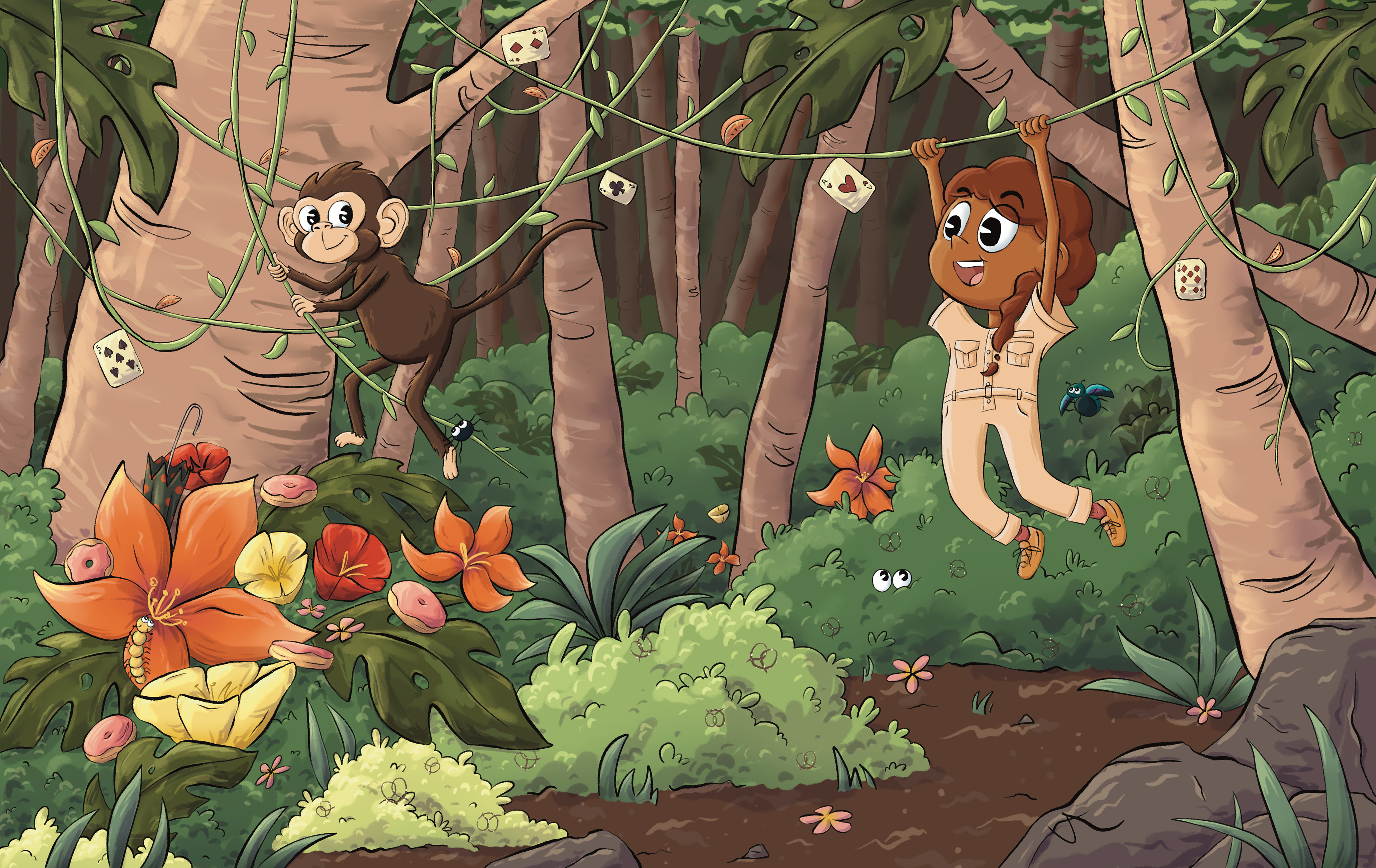 Recess Explorers: Jungle, 16.25" x 10.25"