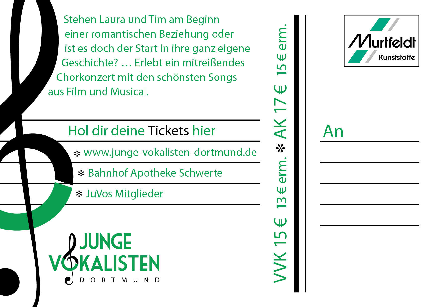 Werbepostkarte