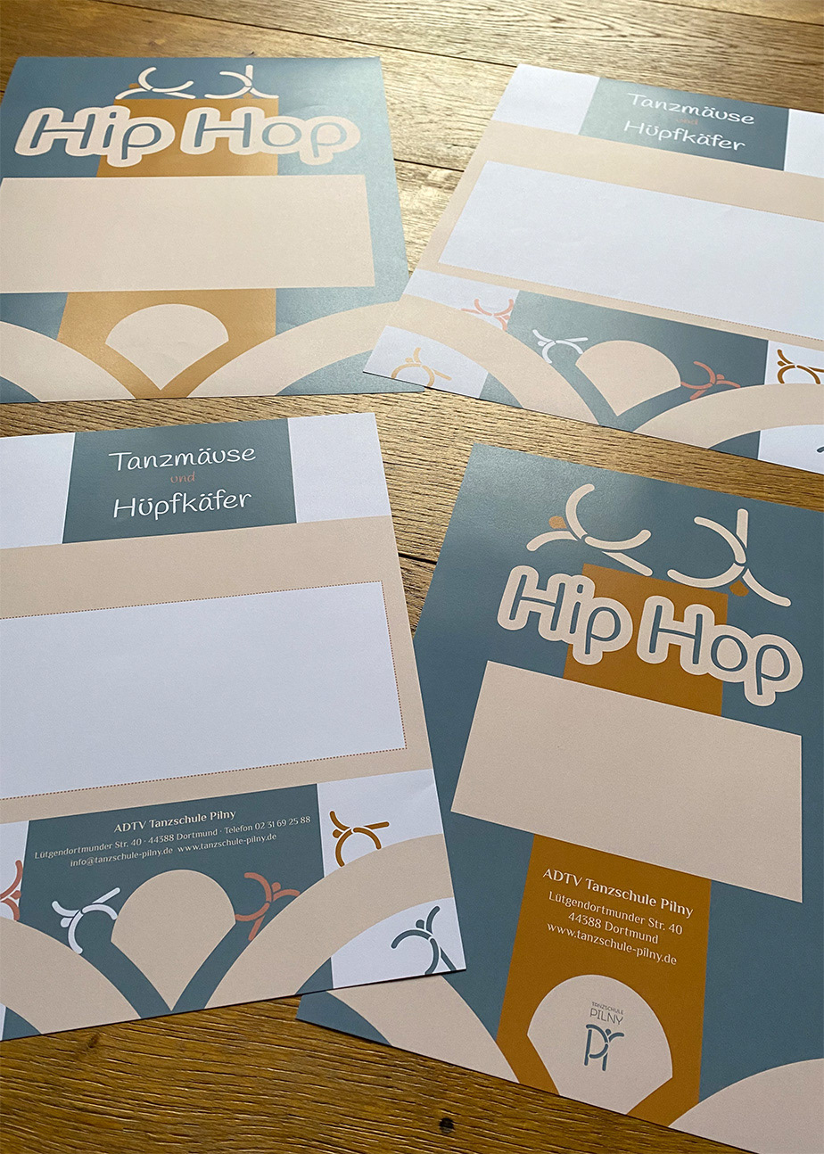 Plakate intern und extern