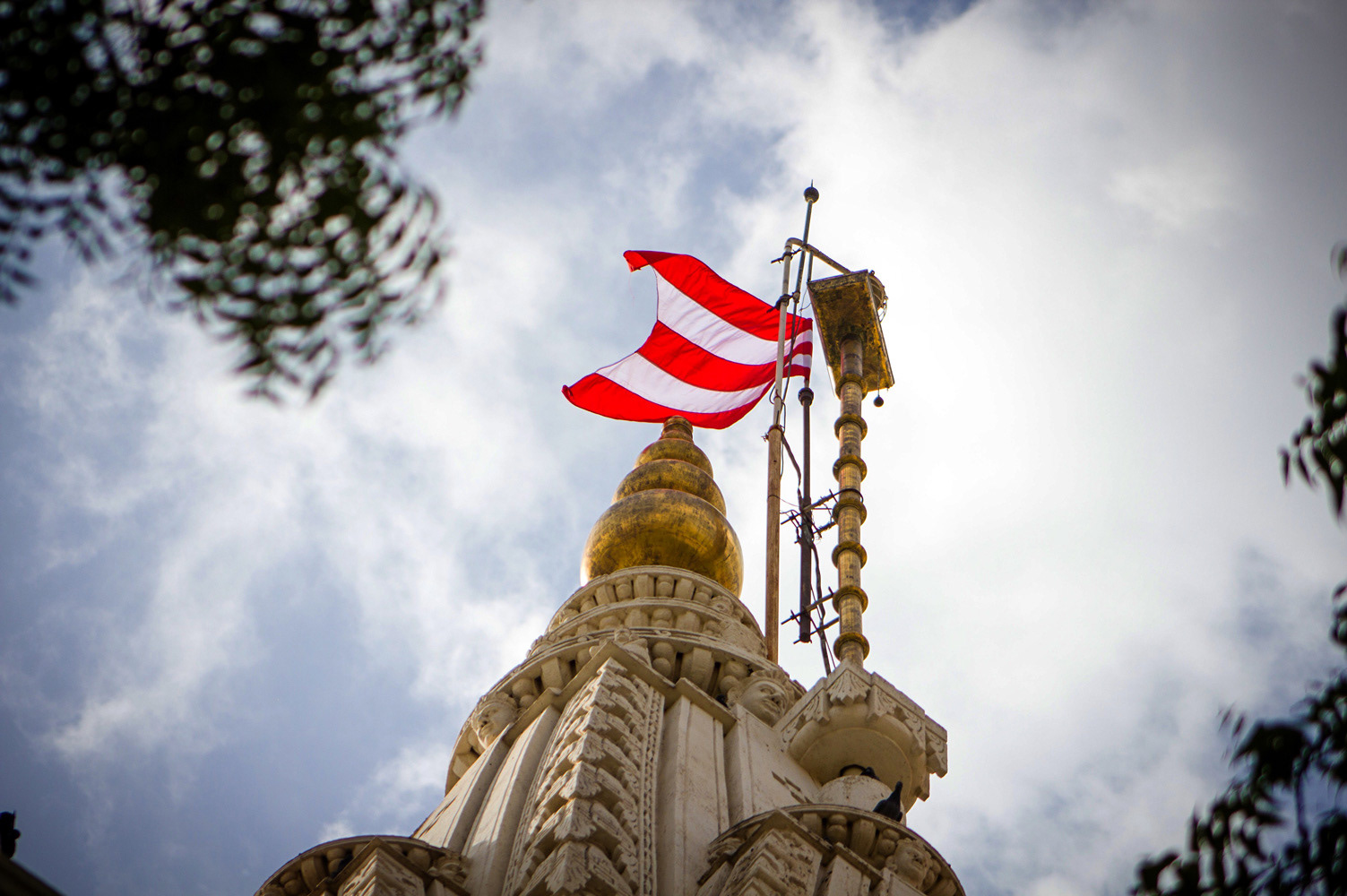 The shikhar (pinnacle) of BAPS Shri Swaminarayan Mandir Sarangpur, Gujarat, India