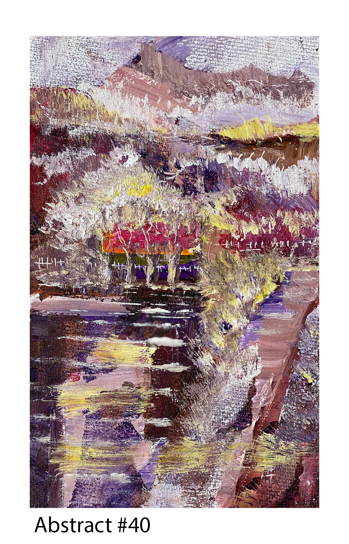 Acrylic on Paper, 5"x8", 2020, Available