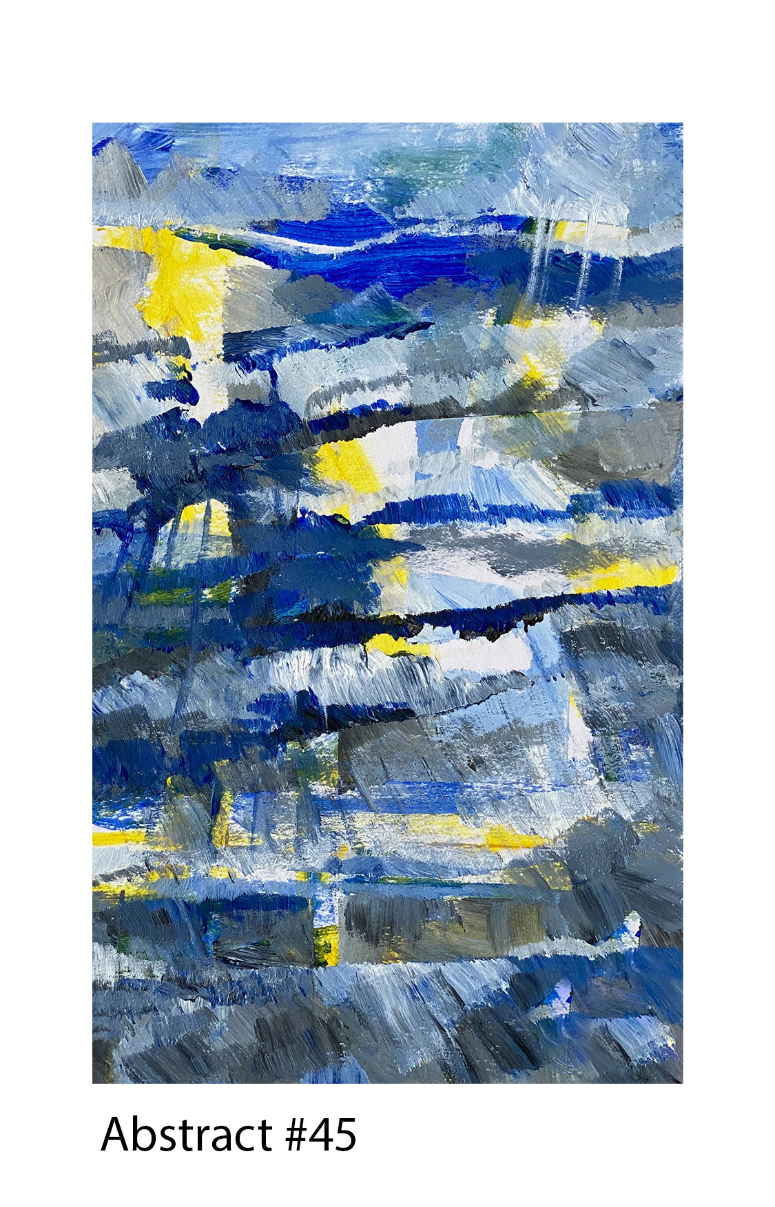 Acrylic on Paper, 5"x8", 2020, Available