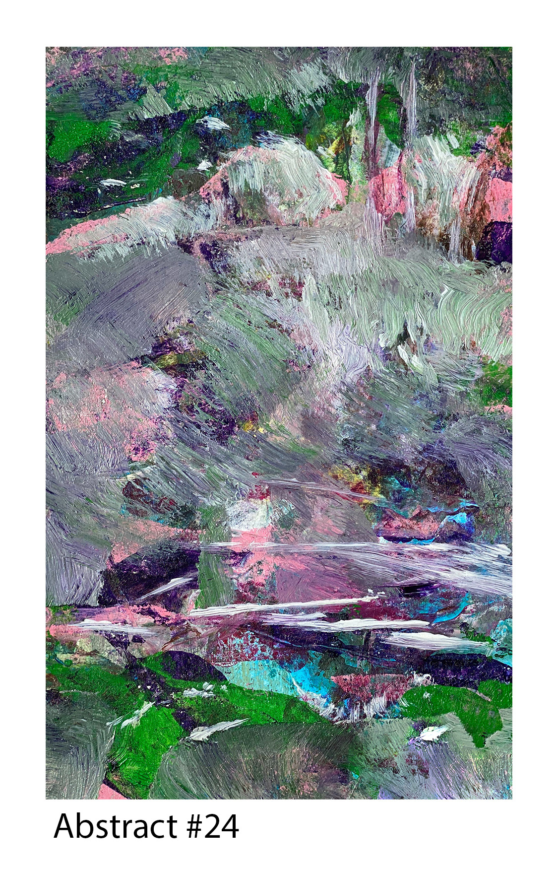 Acrylic on Paper, 5"x8", 2020, Available
