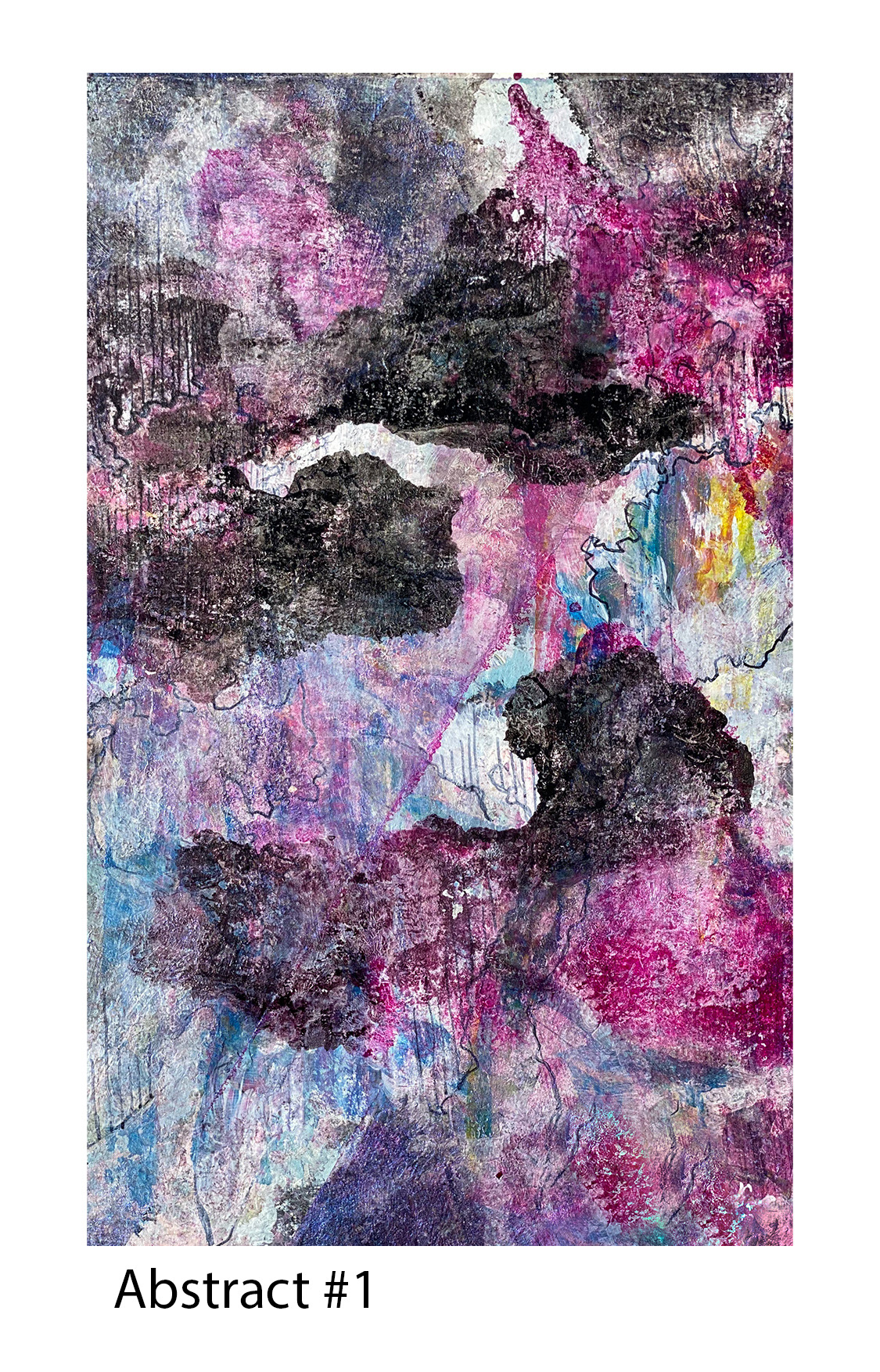 Acrylic on Paper, 5"x8", 2020, Available