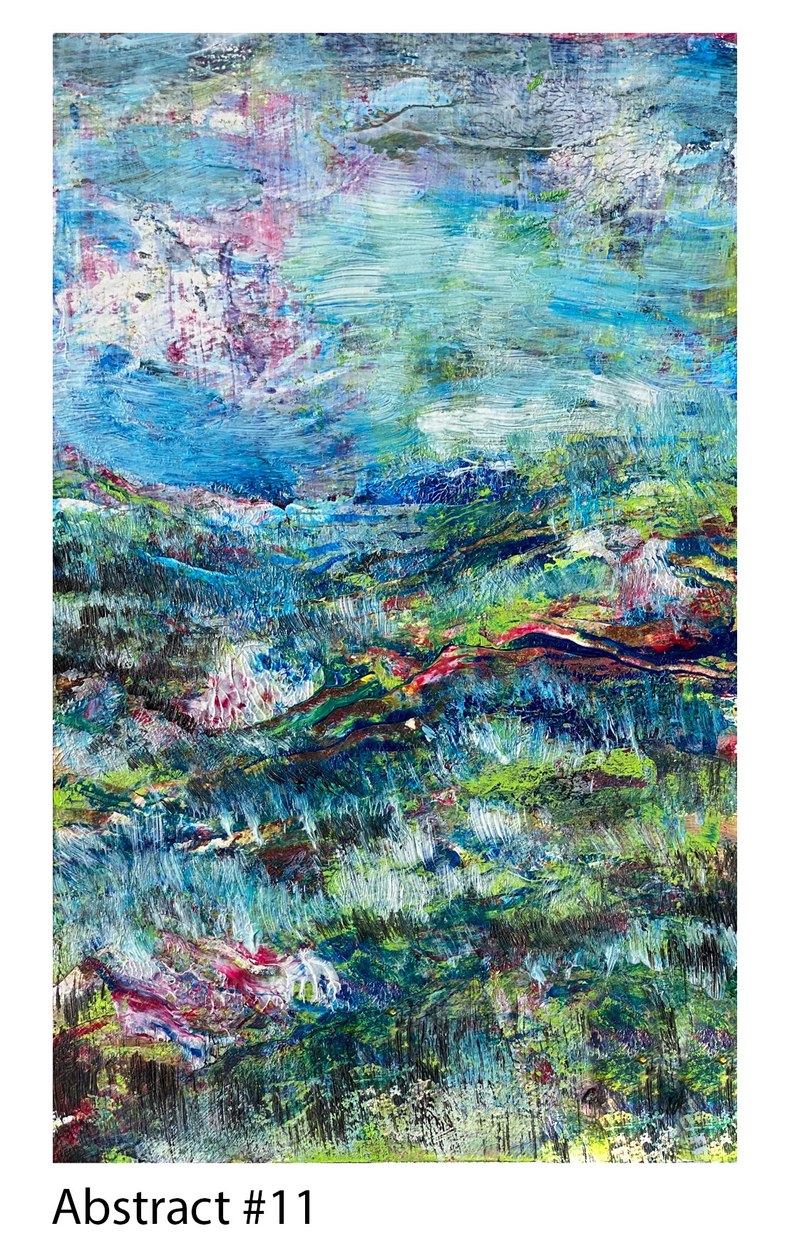 Acrylic on Paper, 5"x8", 2020, Available