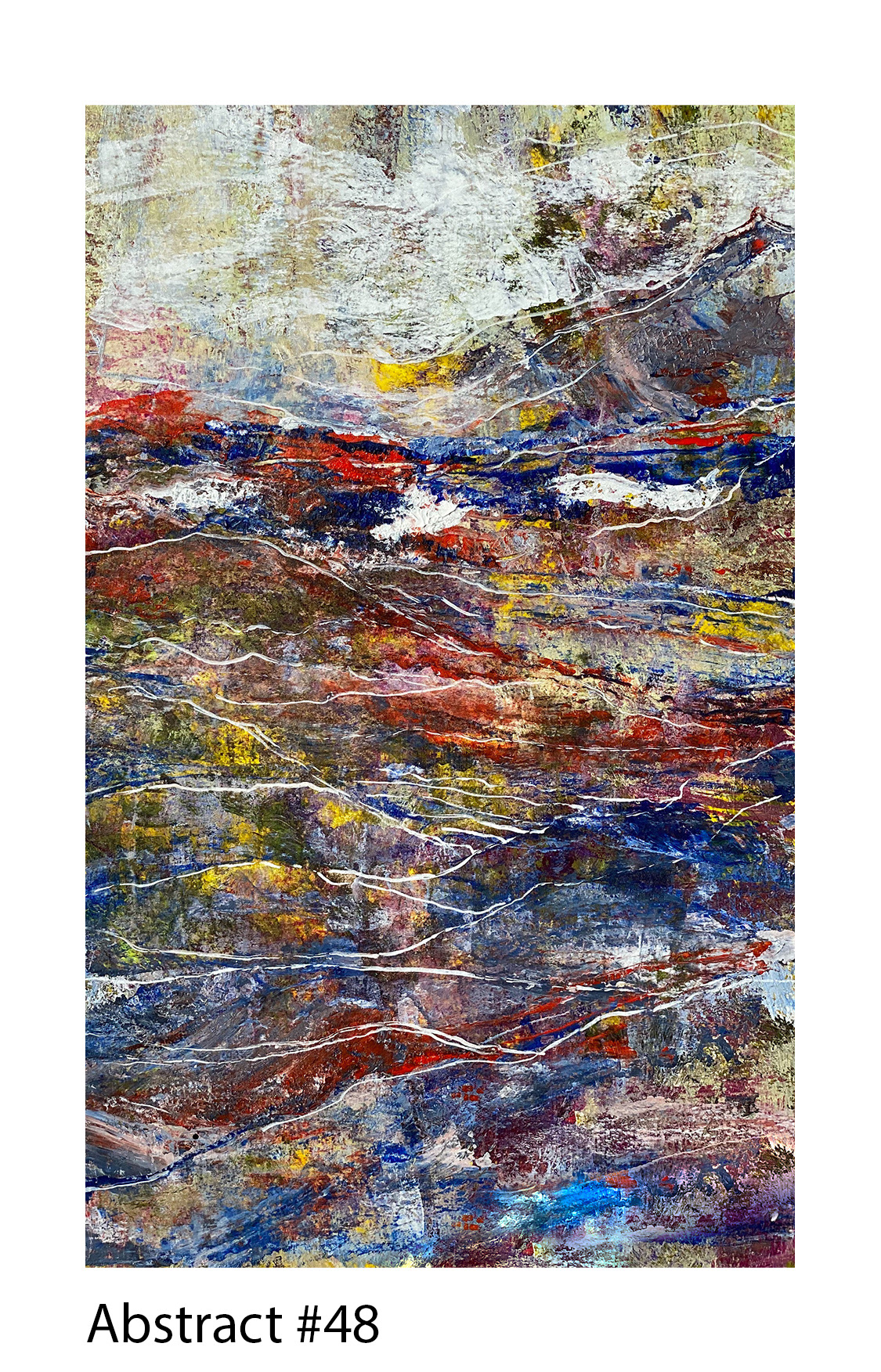 Acrylic on Paper, 5"x8", 2020, Available