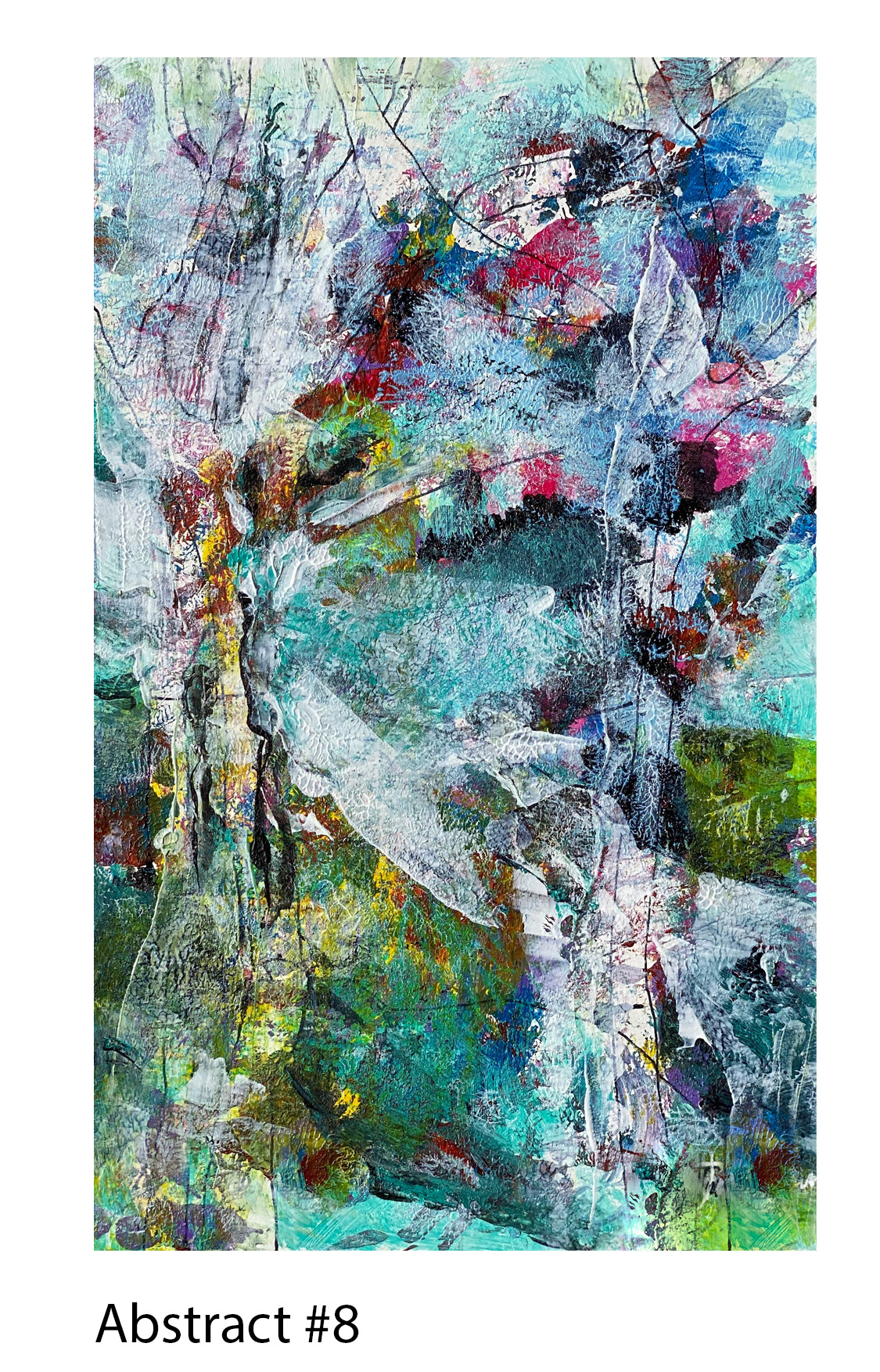 Acrylic on Paper, 5"x8", 2020, Available