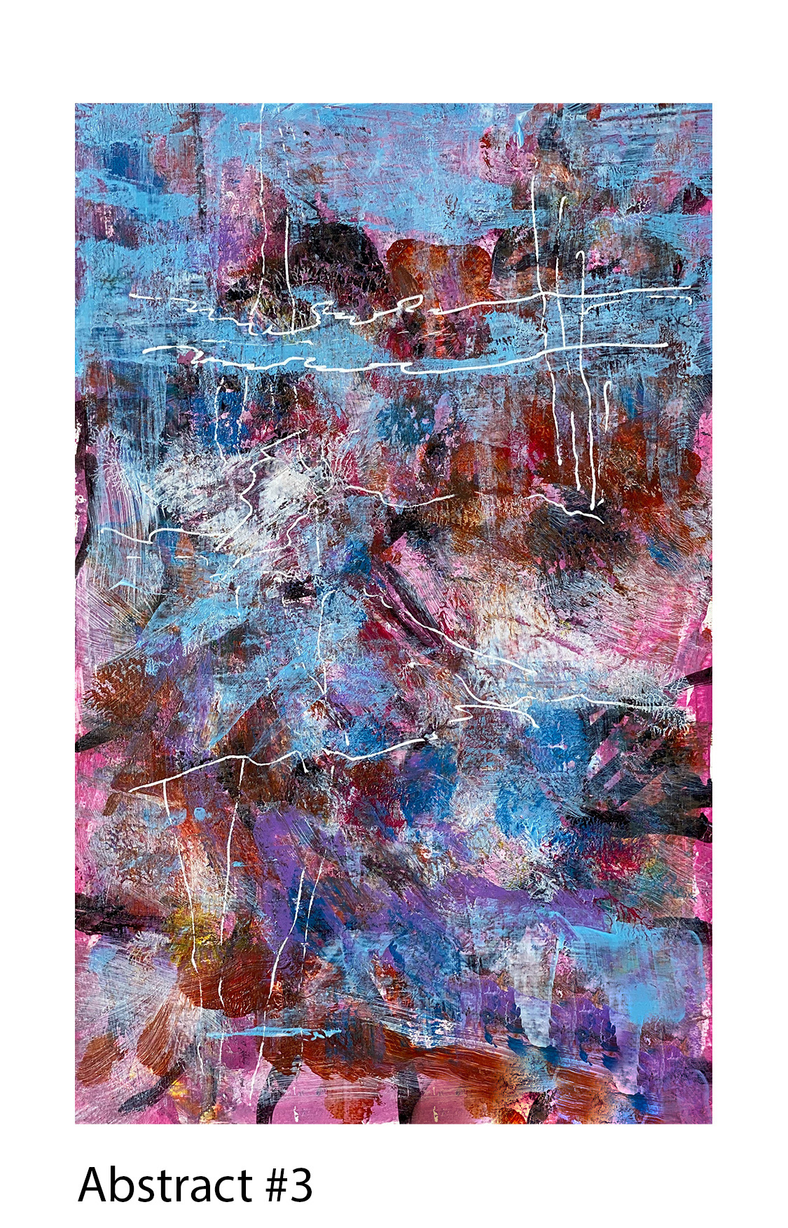 Acrylic on Paper, 5"x8", 2020, Available