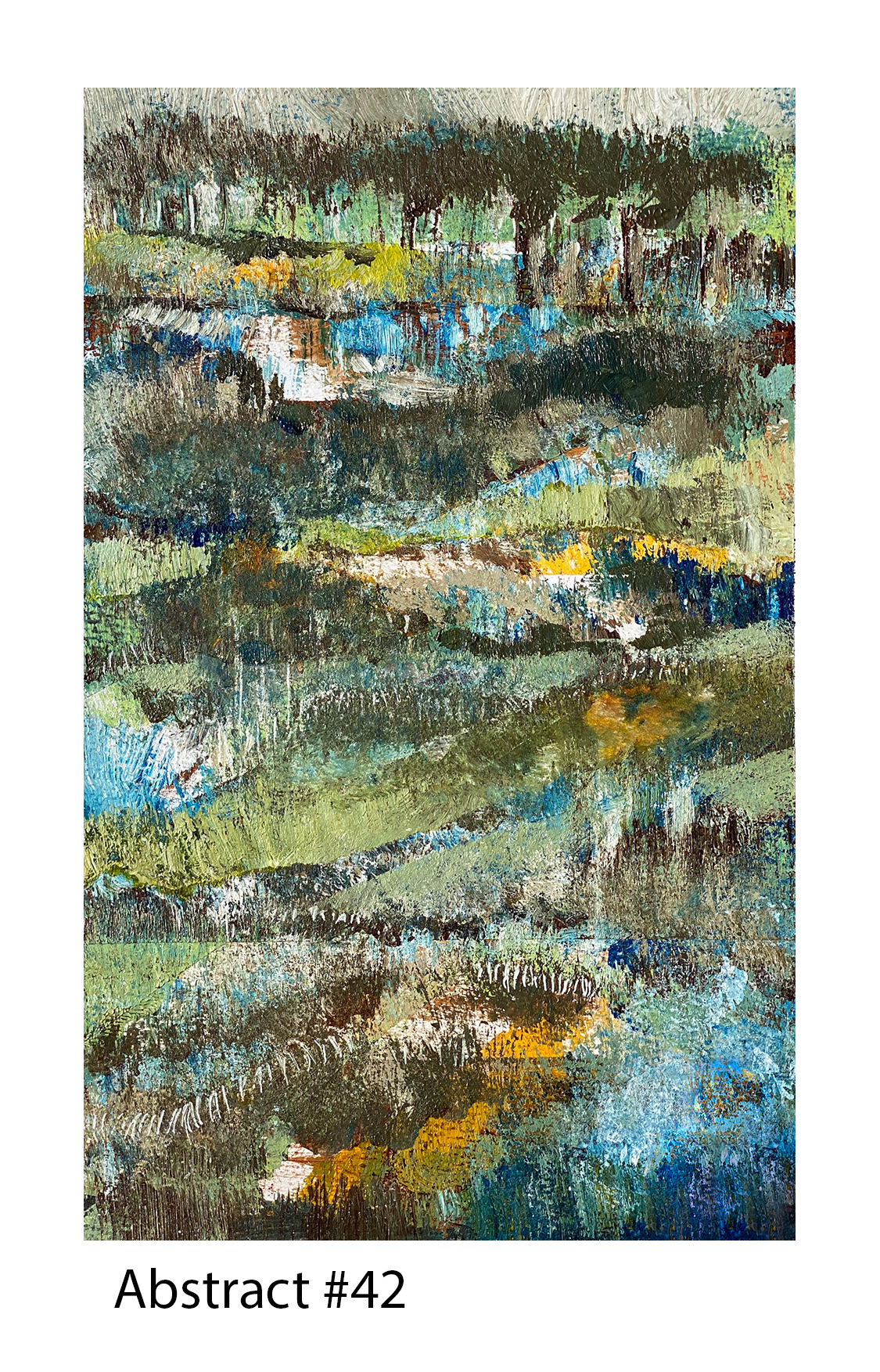 Acrylic on Paper, 5"x8", 2020, Available