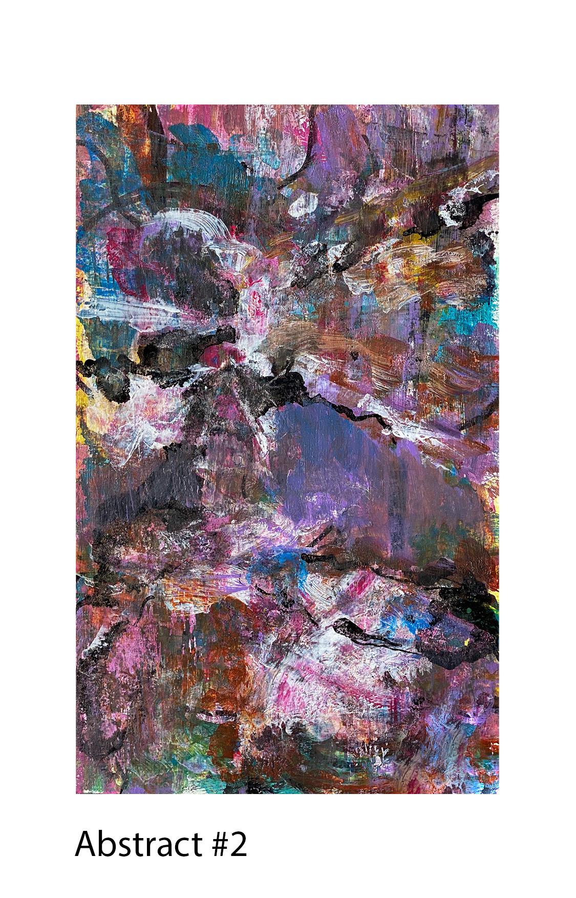 Acrylic on Paper, 5"x8", 2020, Available