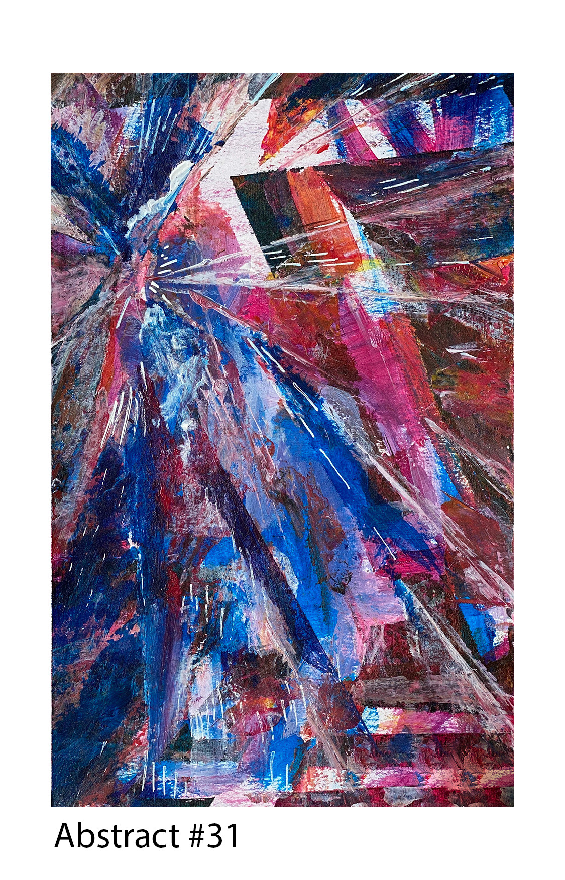 Acrylic on Paper, 5"x8", 2020, Available