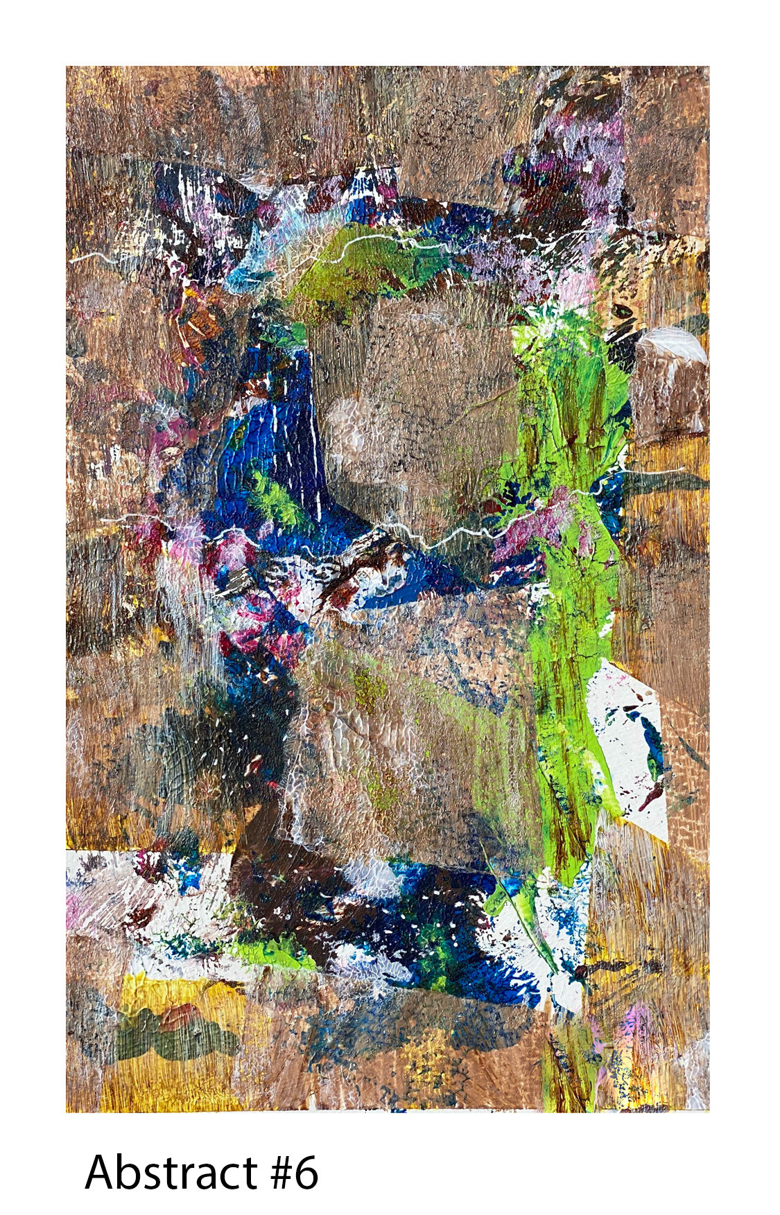 Acrylic on Paper, 5"x8", 2020, Available