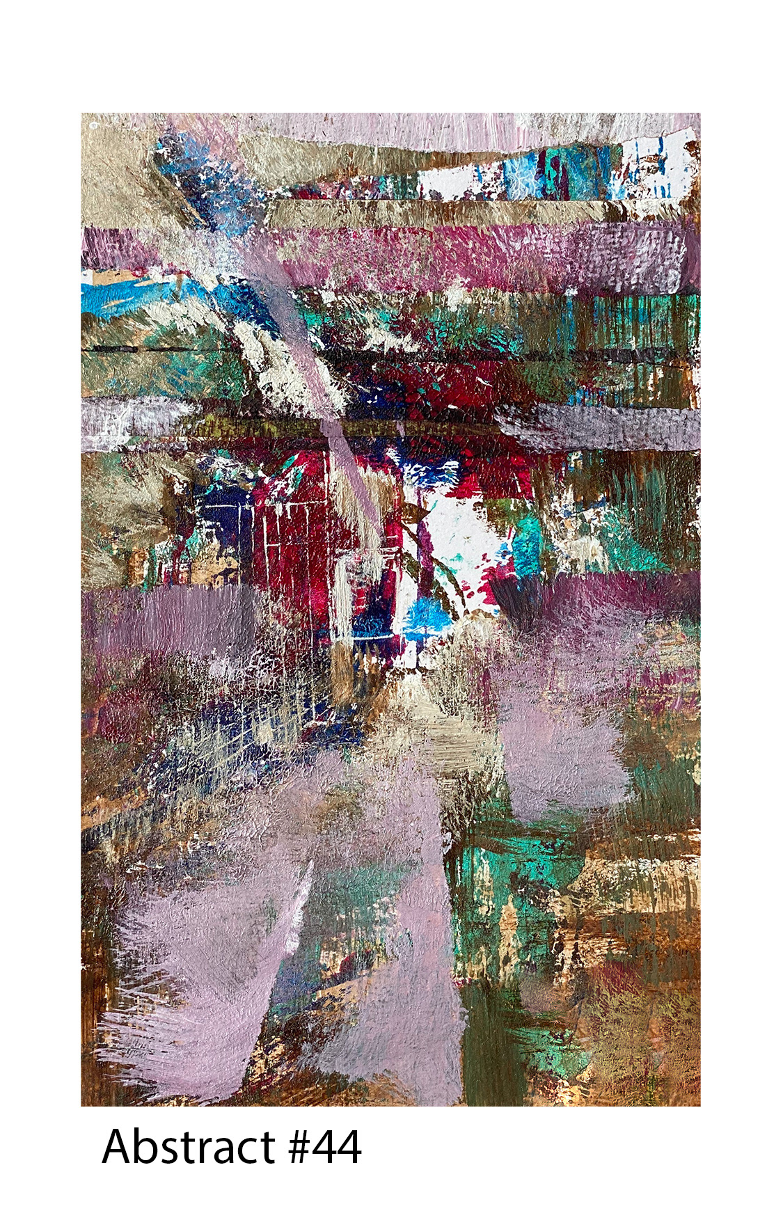 Acrylic on Paper, 5"x8", 2020, Available