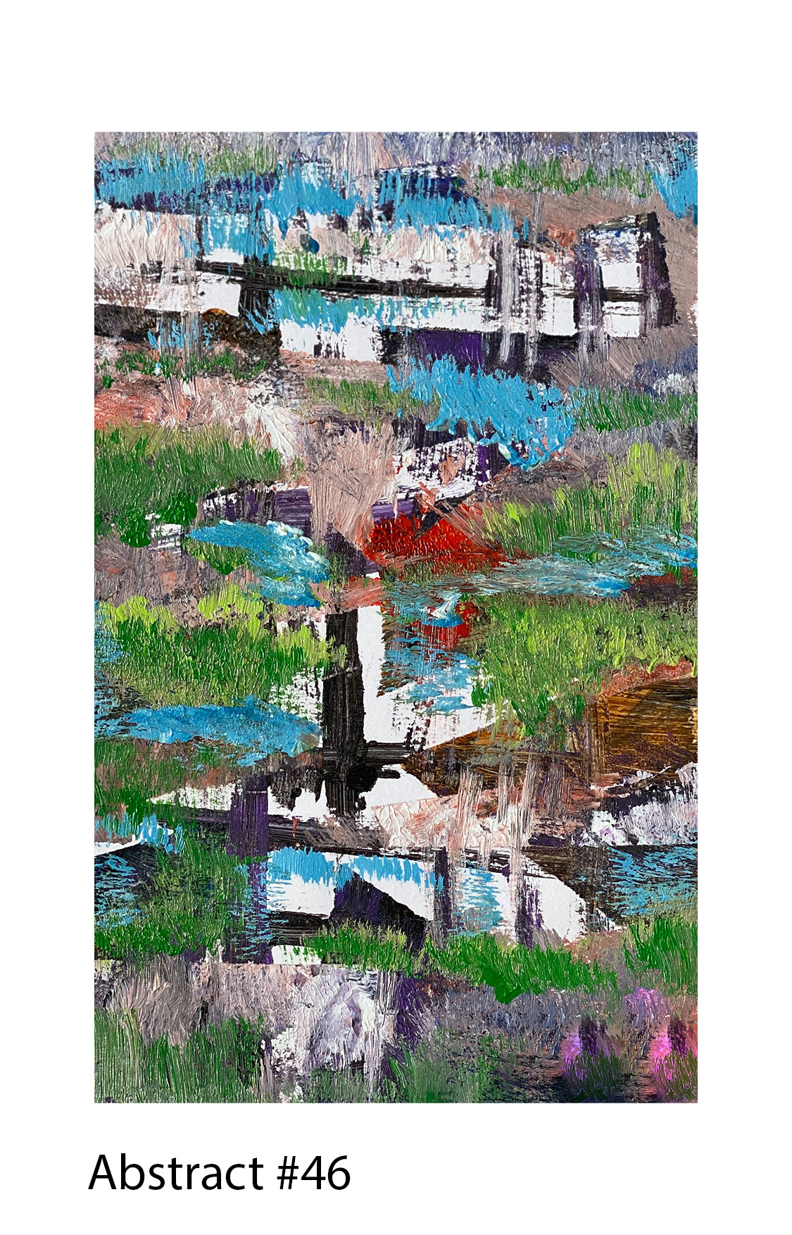 Acrylic on Paper, 5"x8", 2020, Available