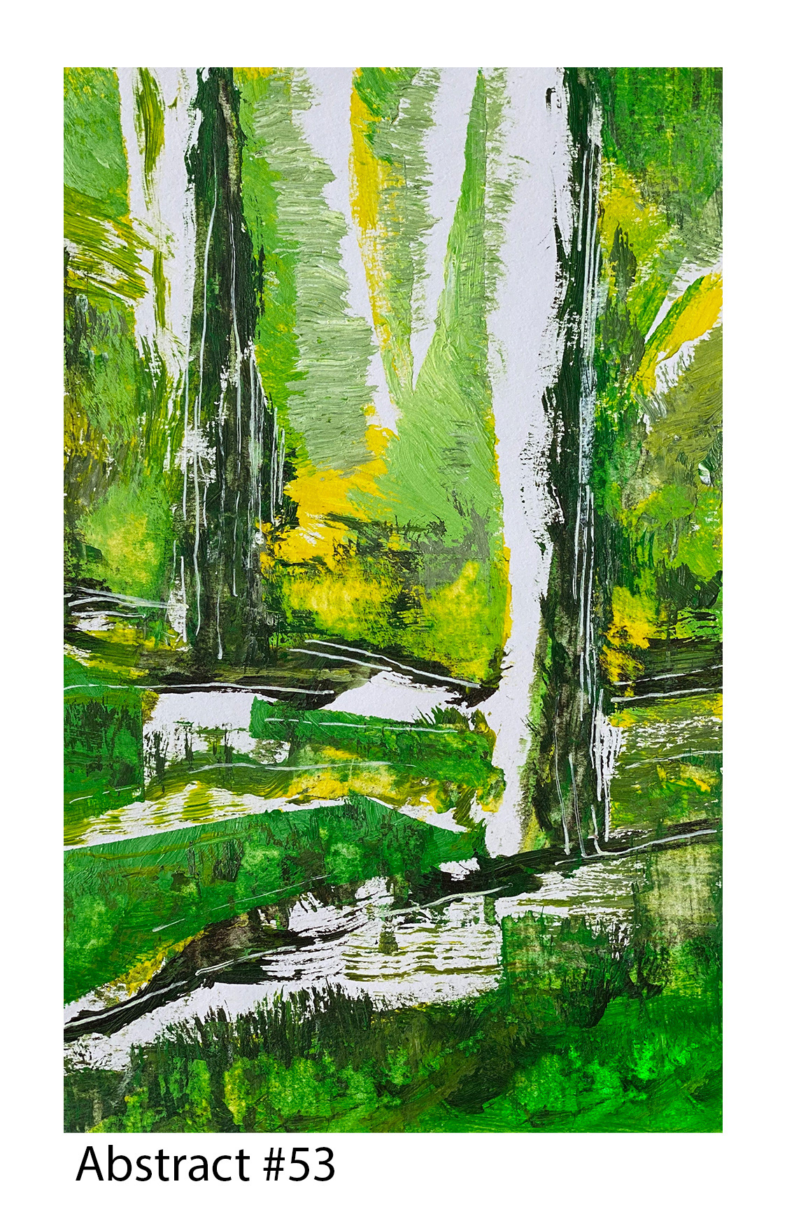 Acrylic on Paper, 5"x8", 2020, Available