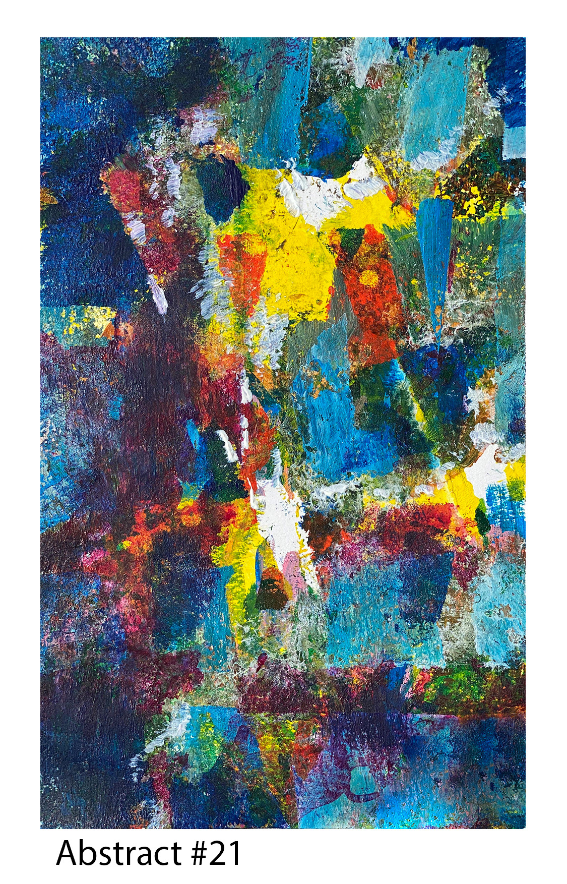 Acrylic on Paper, 5"x8", 2020, Available