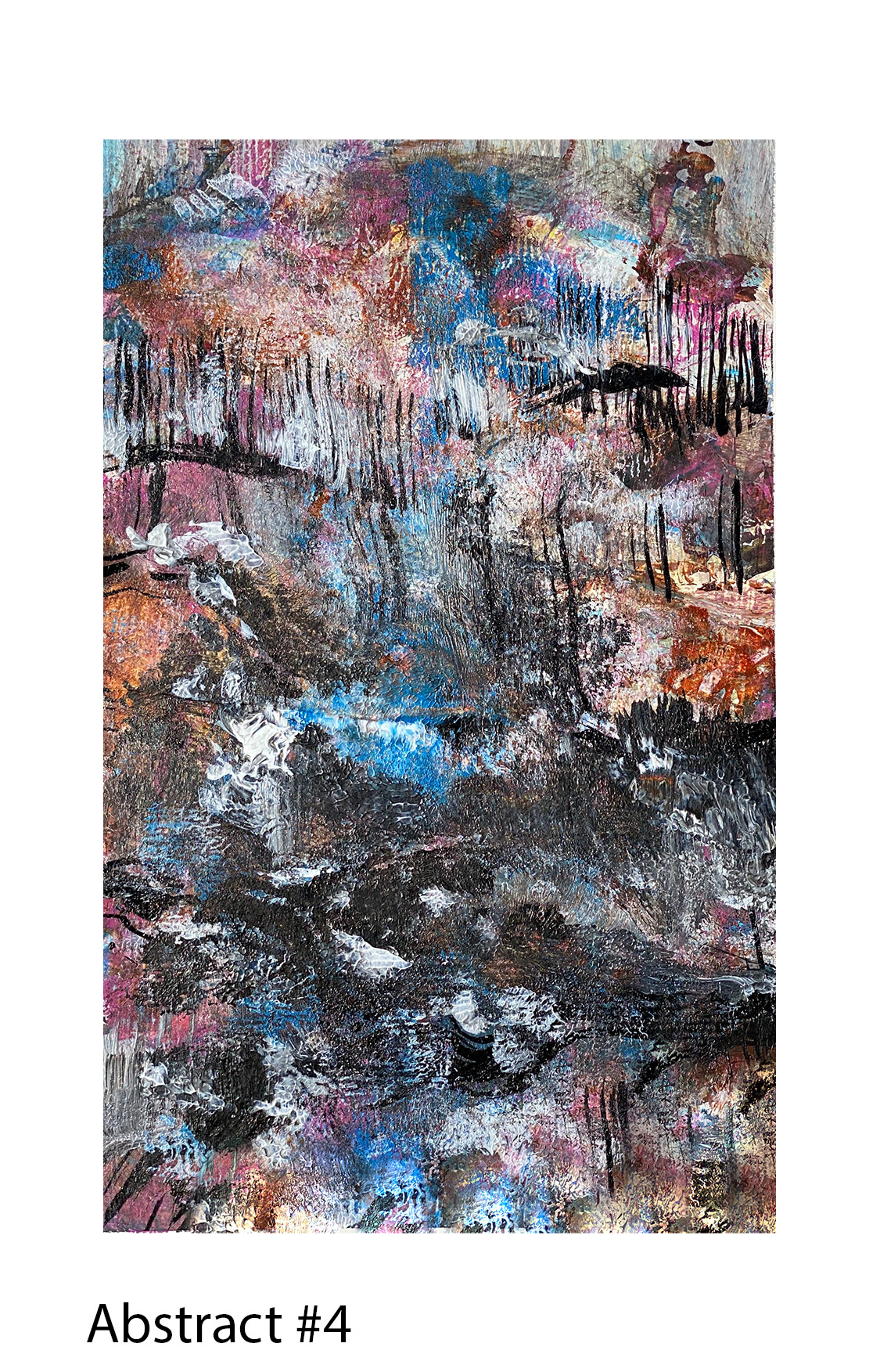Acrylic on Paper, 5"x8", 2020, Available